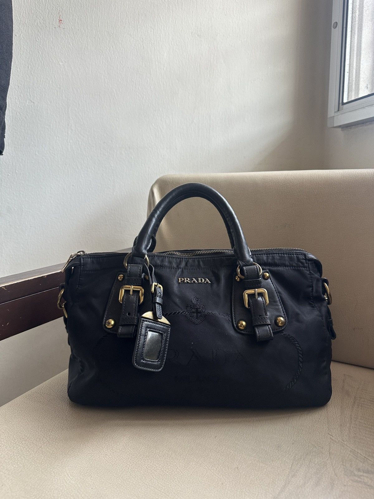 Prada 2000s Prada Tessuto Nylon Bag Size ONE SIZE - 1 Thumbnail
