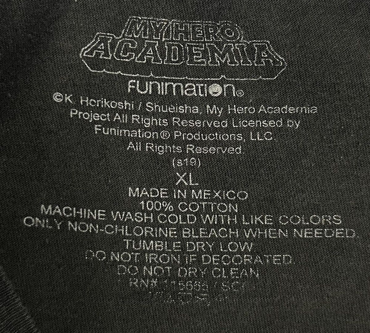 Anime FUNIMATION MY HERO ACADEMIA TODOROKI SHOTO SHIRT Size US XL / EU 56 / 4 - 9 Thumbnail