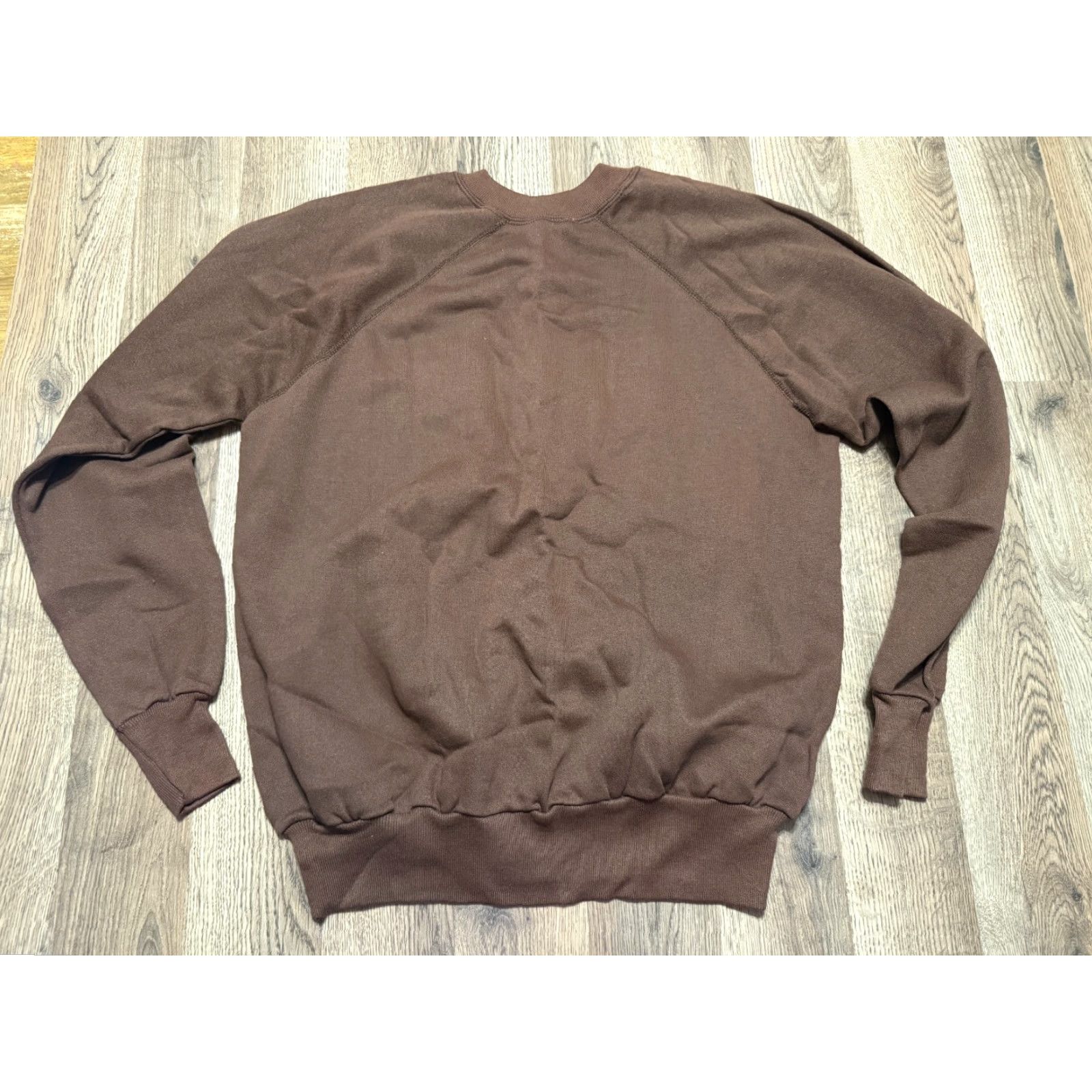 Vintage Jean Top Sweater Womens XL Brown White Crew Neck Pullover Sparta Casual Size XL / US 12-14 / IT 48-50 - 2 Thumbnail