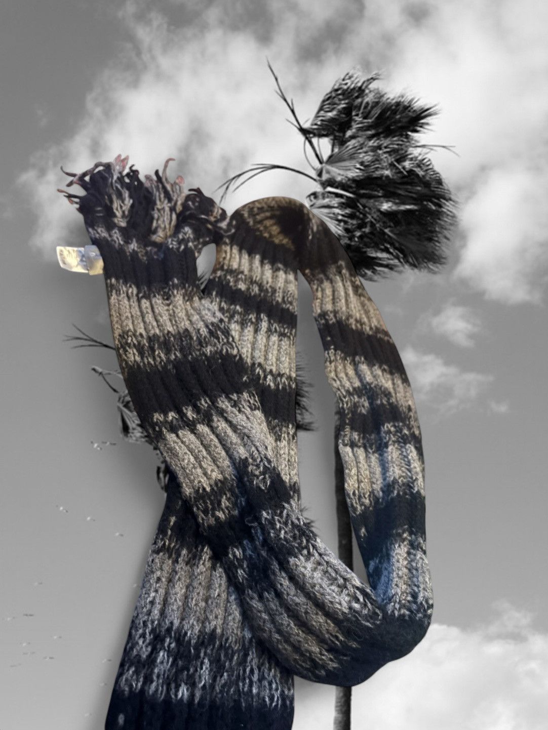 Dior Dior Homme AW06 Fringe Scarf Size ONE SIZE - 3 Thumbnail