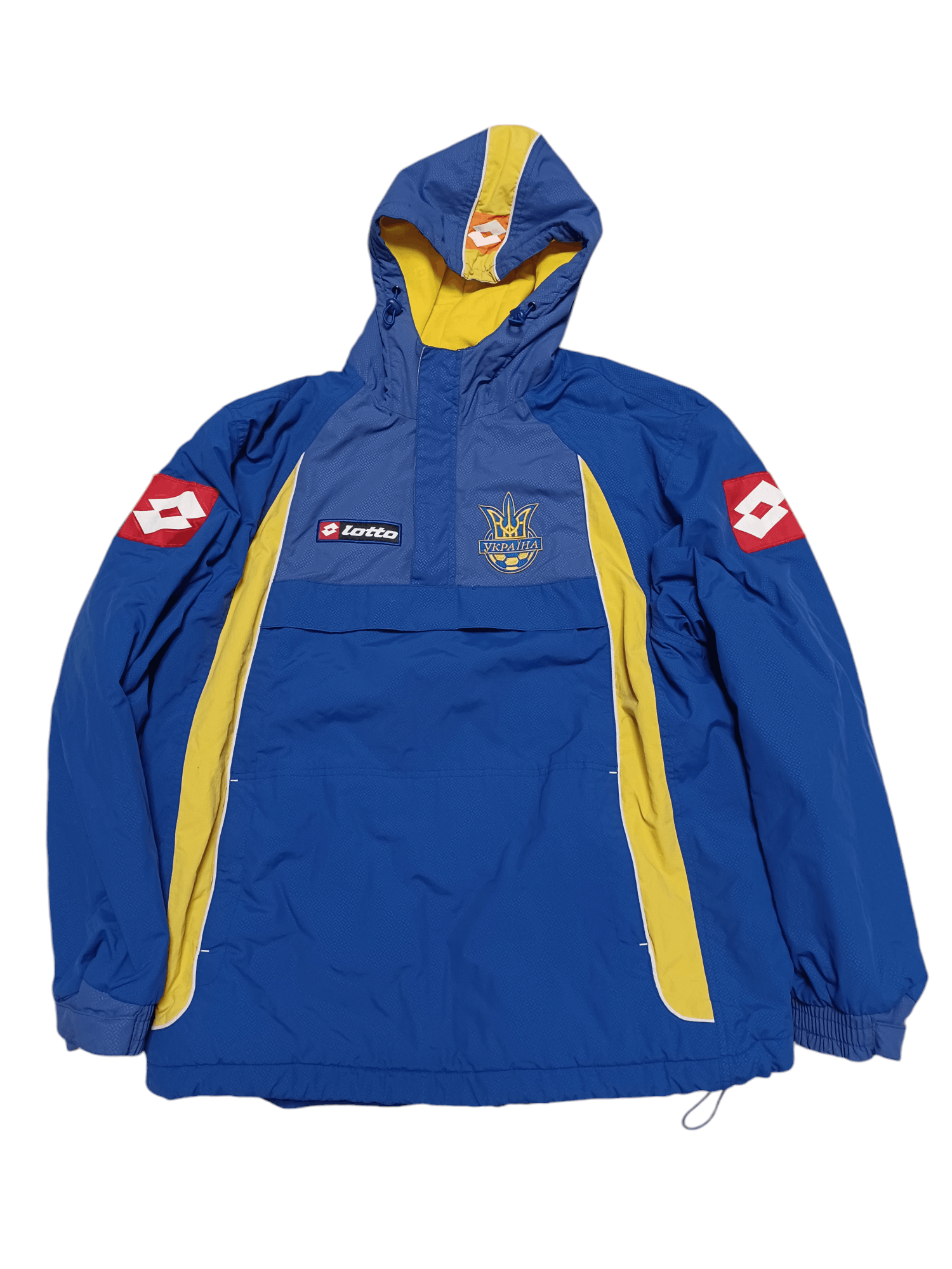 Lotto Sport UKRAINE 2006 LOTTO ANORAK WINTER JACKER SOCCER FOOTBALL RARE Size US XL / EU 56 / 4 - 1 Thumbnail