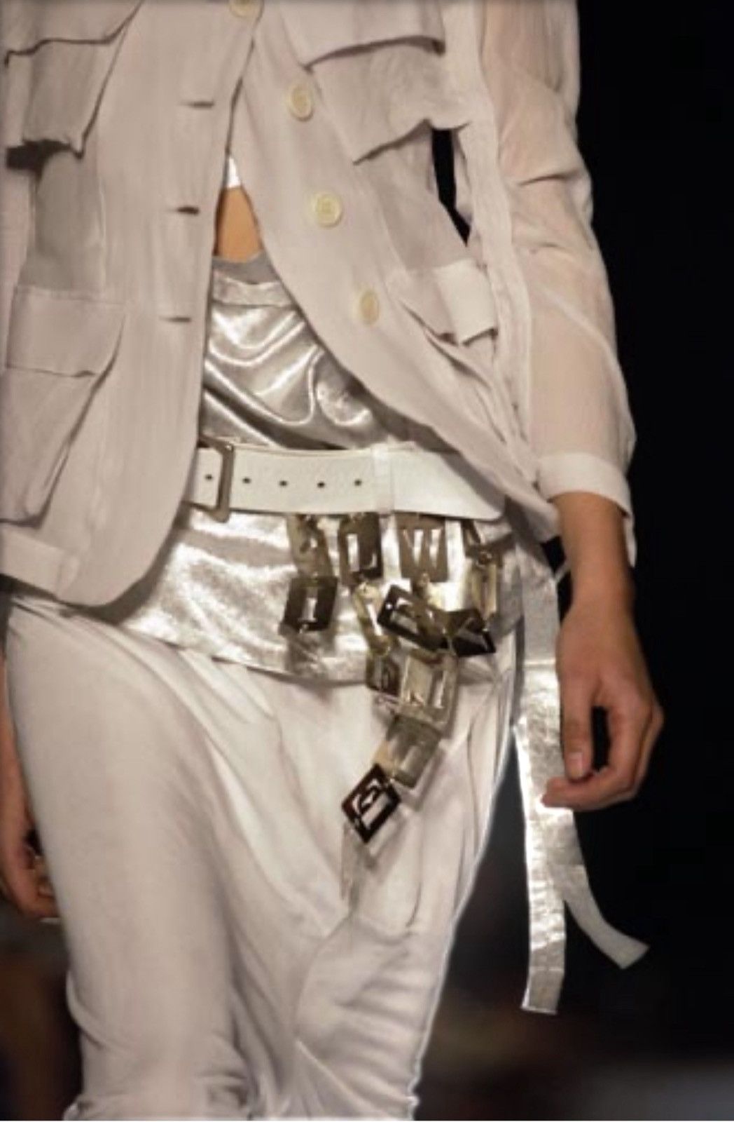 Ann Demeulemeester Archive Ann Demeulemeester Spring 2003 SS03 Metal Belt Size ONE SIZE - 2 Thumbnail
