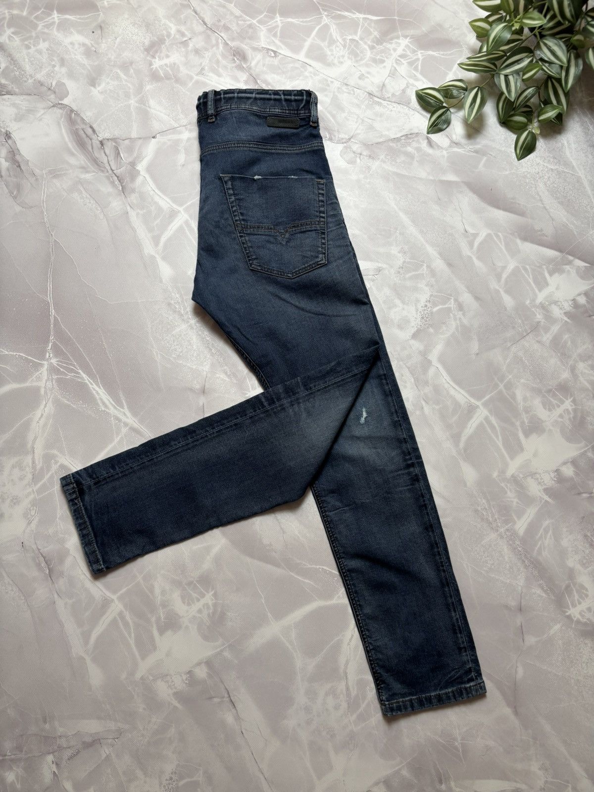 Diesel Diesel Krooley-Ne Jogg Jeans Denim Sweatpants Blue Mens 30 Size US 30 / EU 46 - 4 Thumbnail