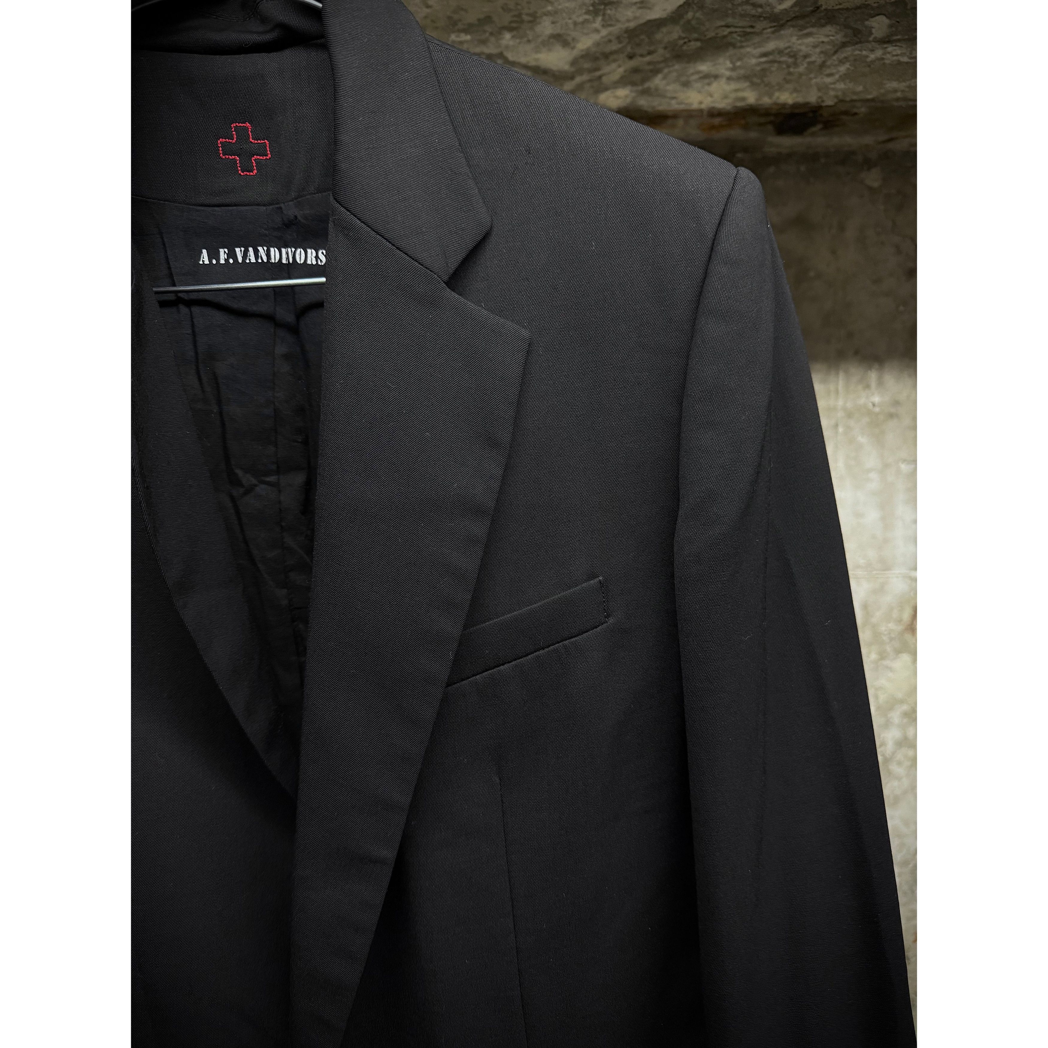 A.F. Vandevorst A.F.Vandevorst Classic Notched Lapel Single Button Blazer Size US M / EU 48-50 / 2 - 2 Thumbnail