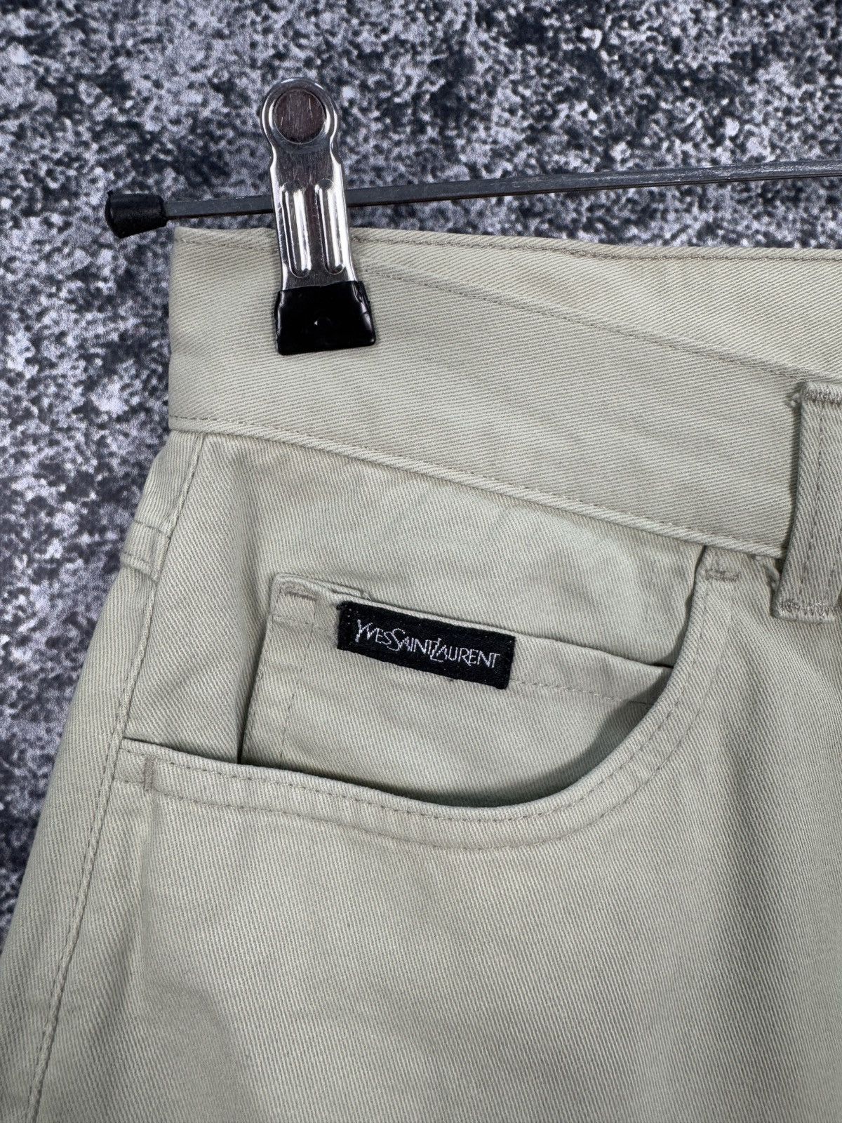 Yves Saint Laurent Yves Saint Laurent Pants Vintage Straight Trousers W32 Size US 32 / EU 48 - 7 Thumbnail