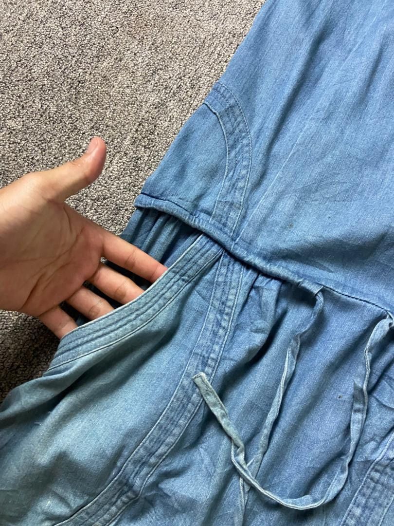 Tsumori Chisato Tsumori Chisato Denim Jumper Overall Skirts (193) Size XS / US 0-2 / IT 36-38 - 6 Thumbnail
