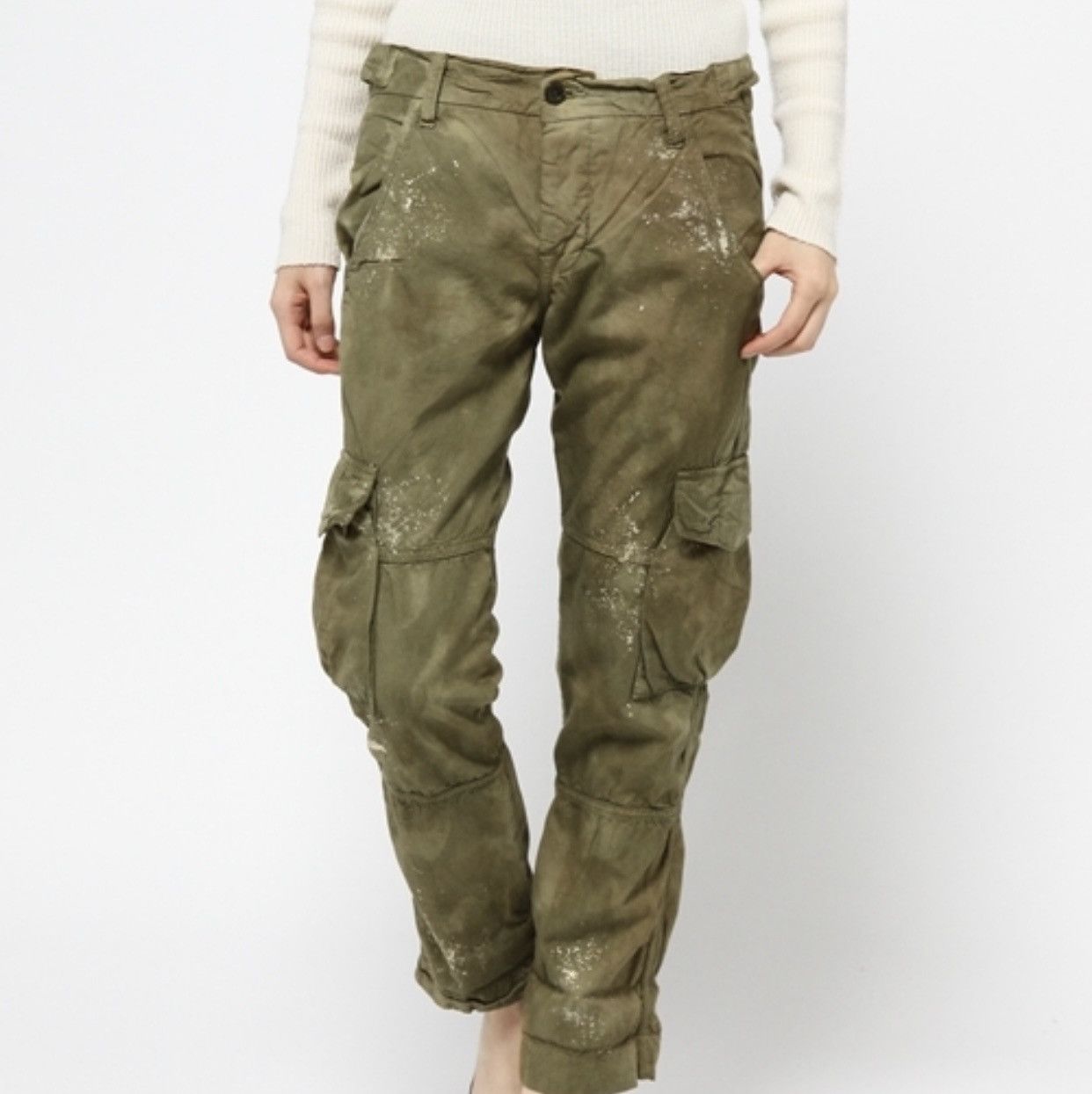 NSF 💥 NSF Military Painted Cargo Pant Size 28" / US 6 / IT 42 - 1 Thumbnail