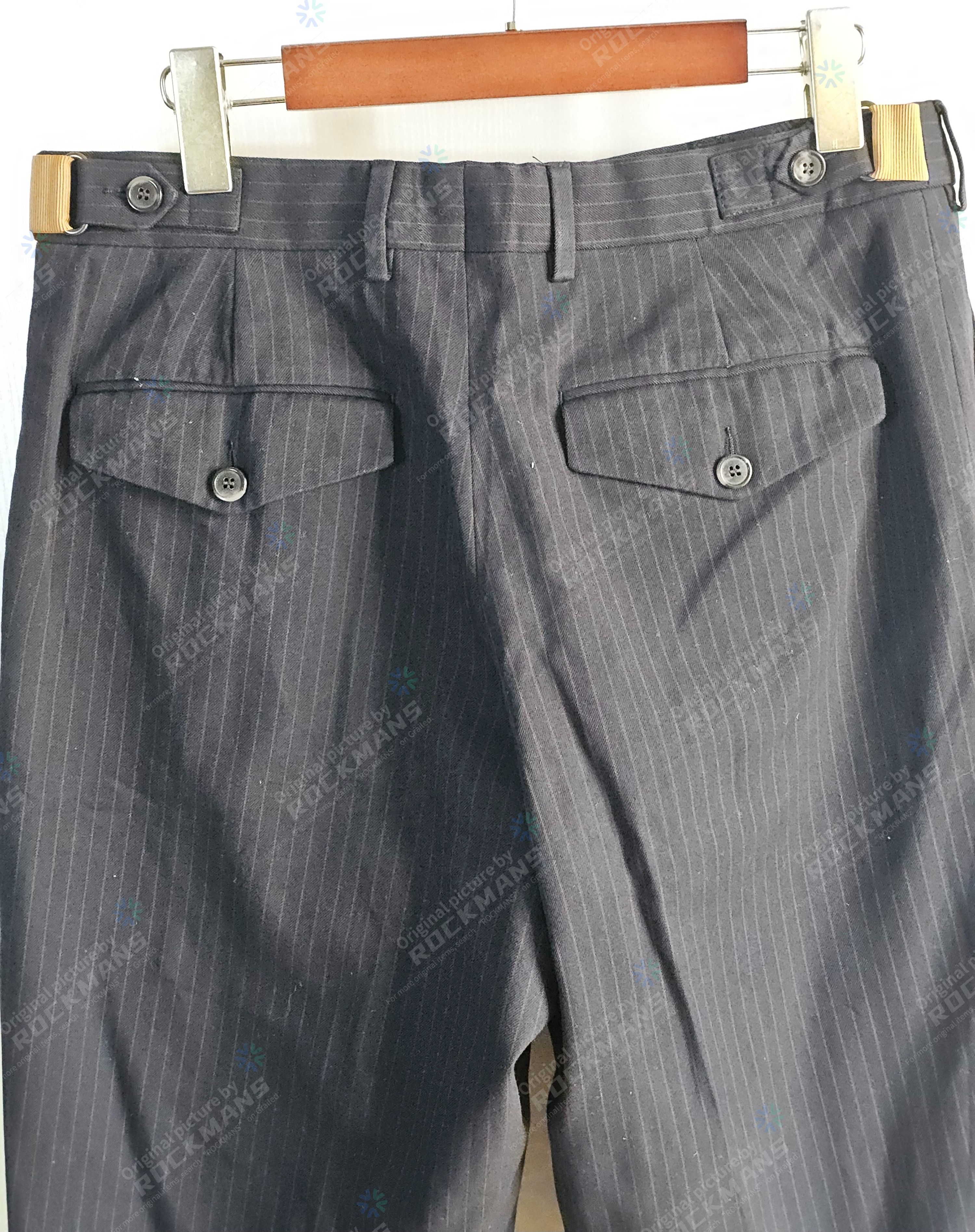 Dries Van Noten DRIES VAN NOTEN Vertical-Striped Casual Pants, Size 50 Size US 34 / EU 50 - 4 Thumbnail