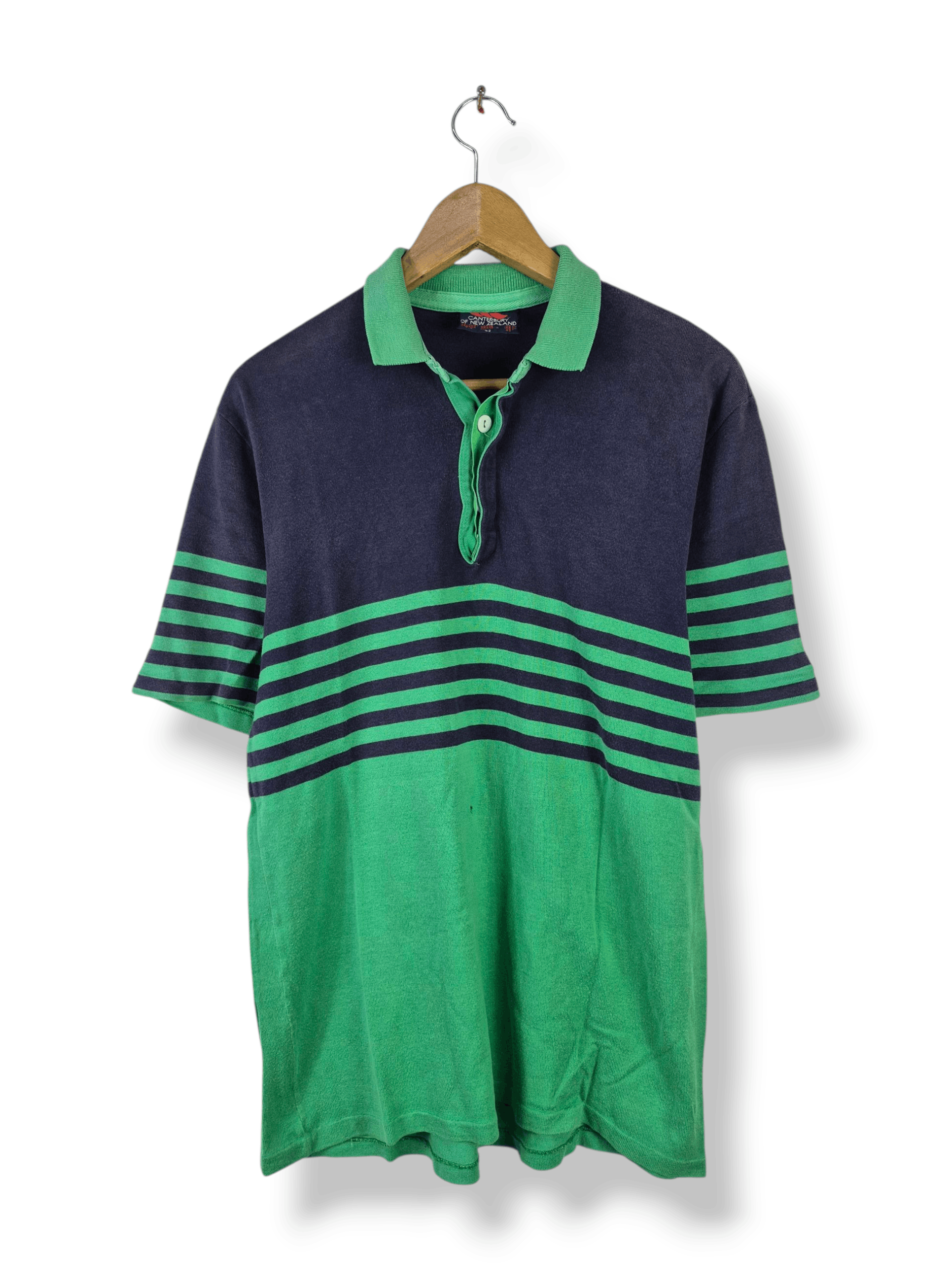 Canterbury of New Zealand 🔥 Vintage Canterbury Stripes Rugby Tee Size US L / EU 52-54 / 3 - 1 Thumbnail