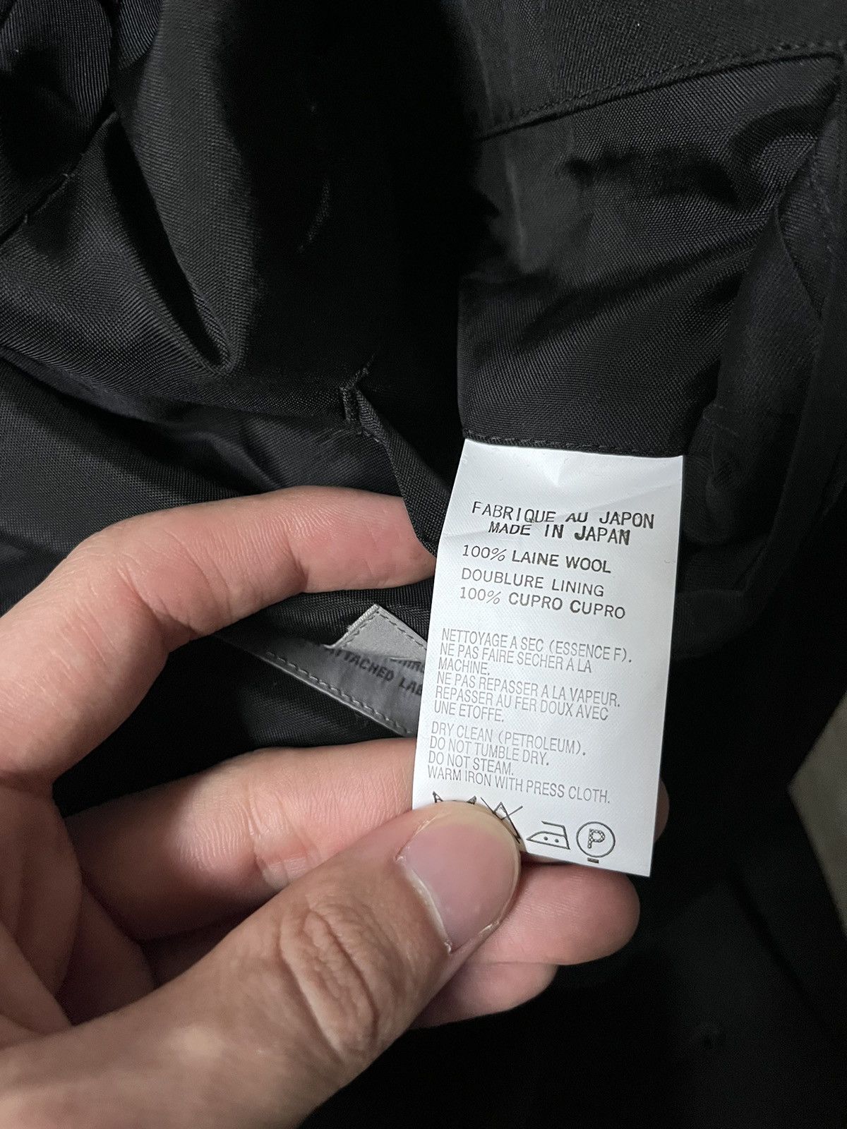 Yohji Yamamoto Vintage Yohji Yamamoto runway black blazer very rare Size US M / EU 48-50 / 2 - 12 Thumbnail