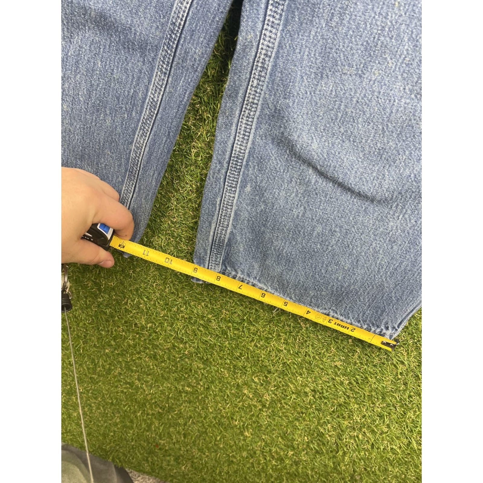 Carhartt Carhartt Jeans Mens 36x30 Light Blue Relaxed Straight Dungaree Carpenter Denim B13 Mens Size US 36 / EU 52 - 3 Thumbnail