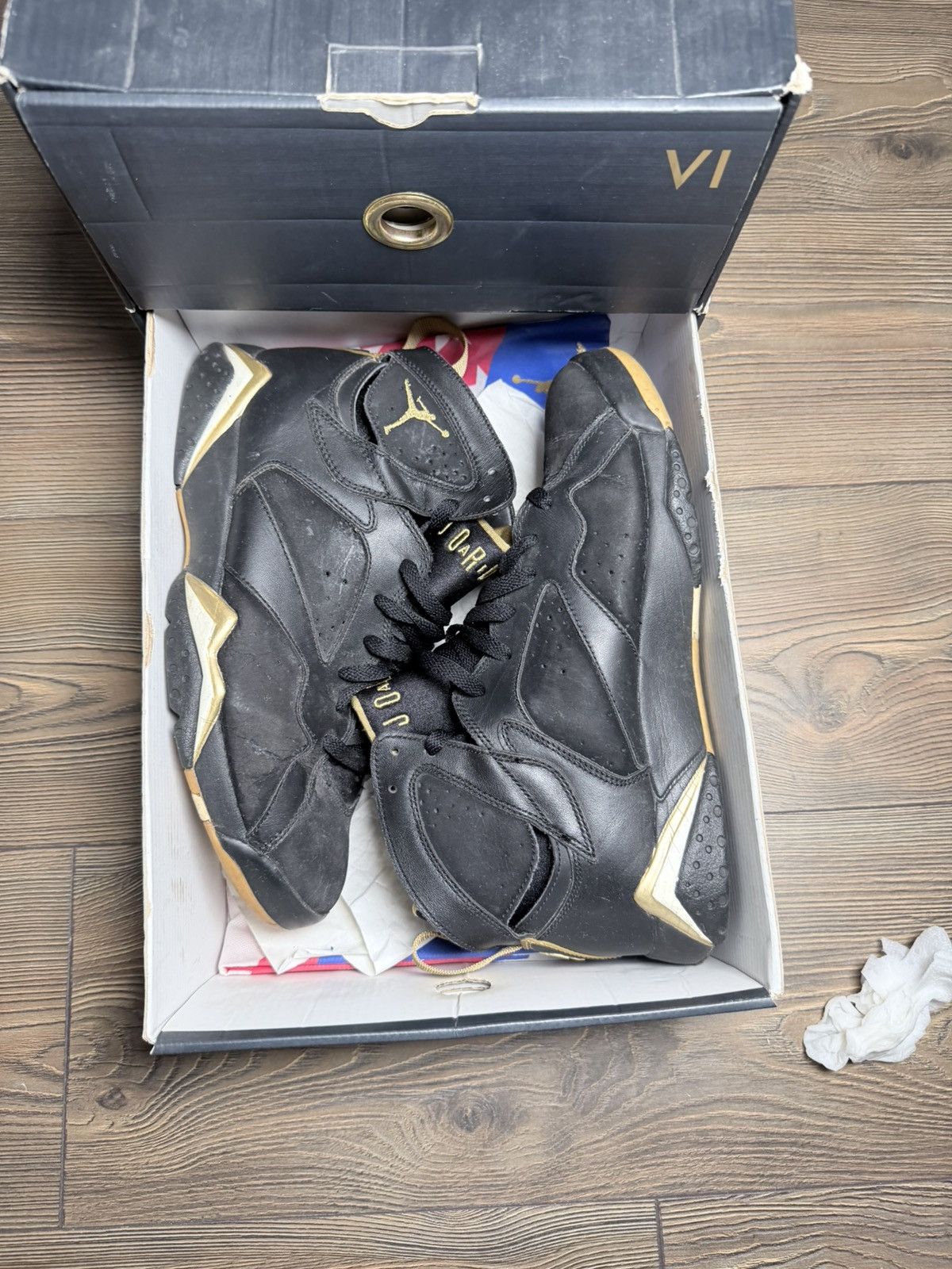 Jordan Brand Air Jordan 6 & 7 “Golden Moments Pack” GMP – Size 10.5 Size US 10.5 / EU 43-44 - 8 Thumbnail
