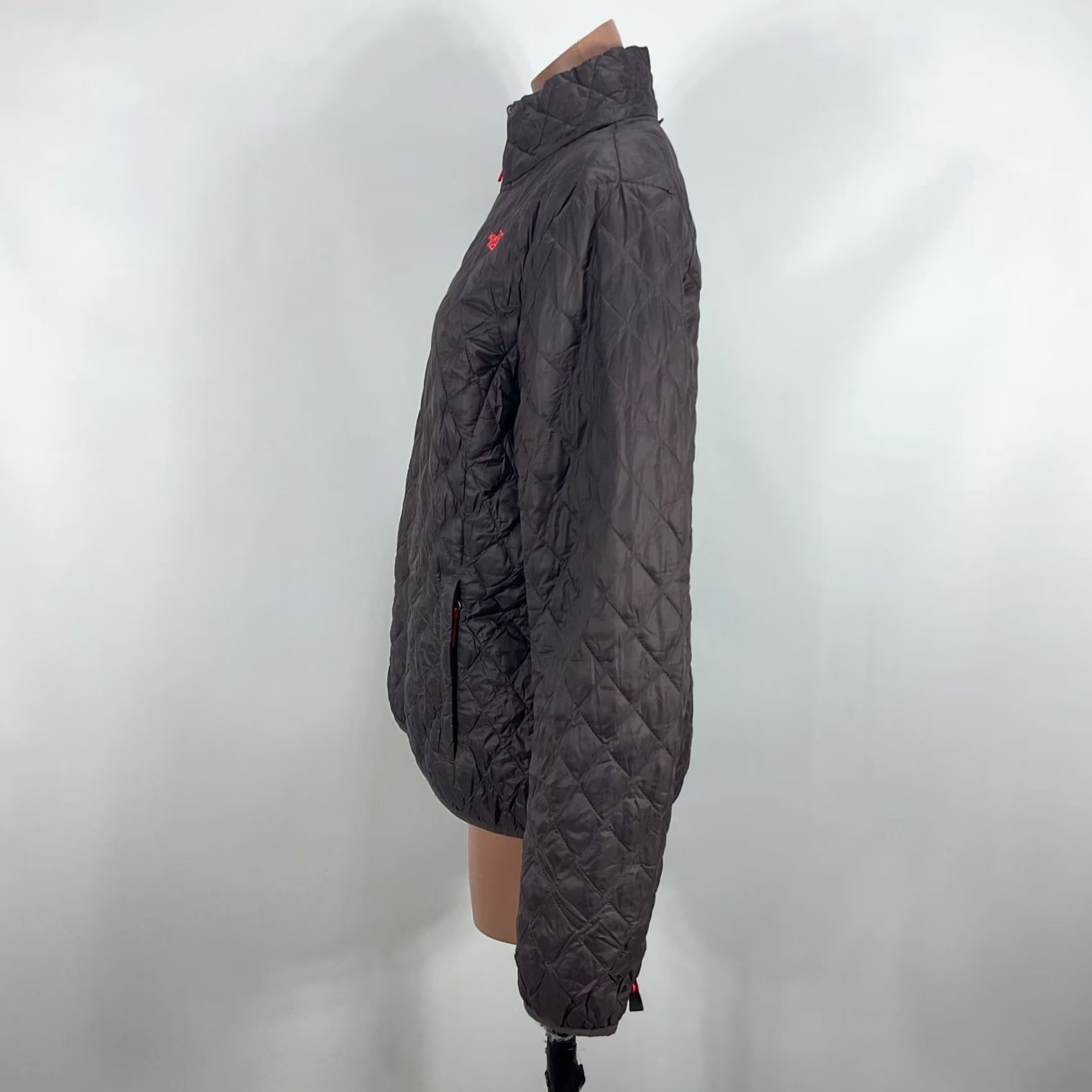 The North Face The North Face Thermoball Quilted Jacket Womens L Brown Coral Pink Quilted Puffer Jacket Thermoball Size L / US 10 / IT 46 - 7 Thumbnail