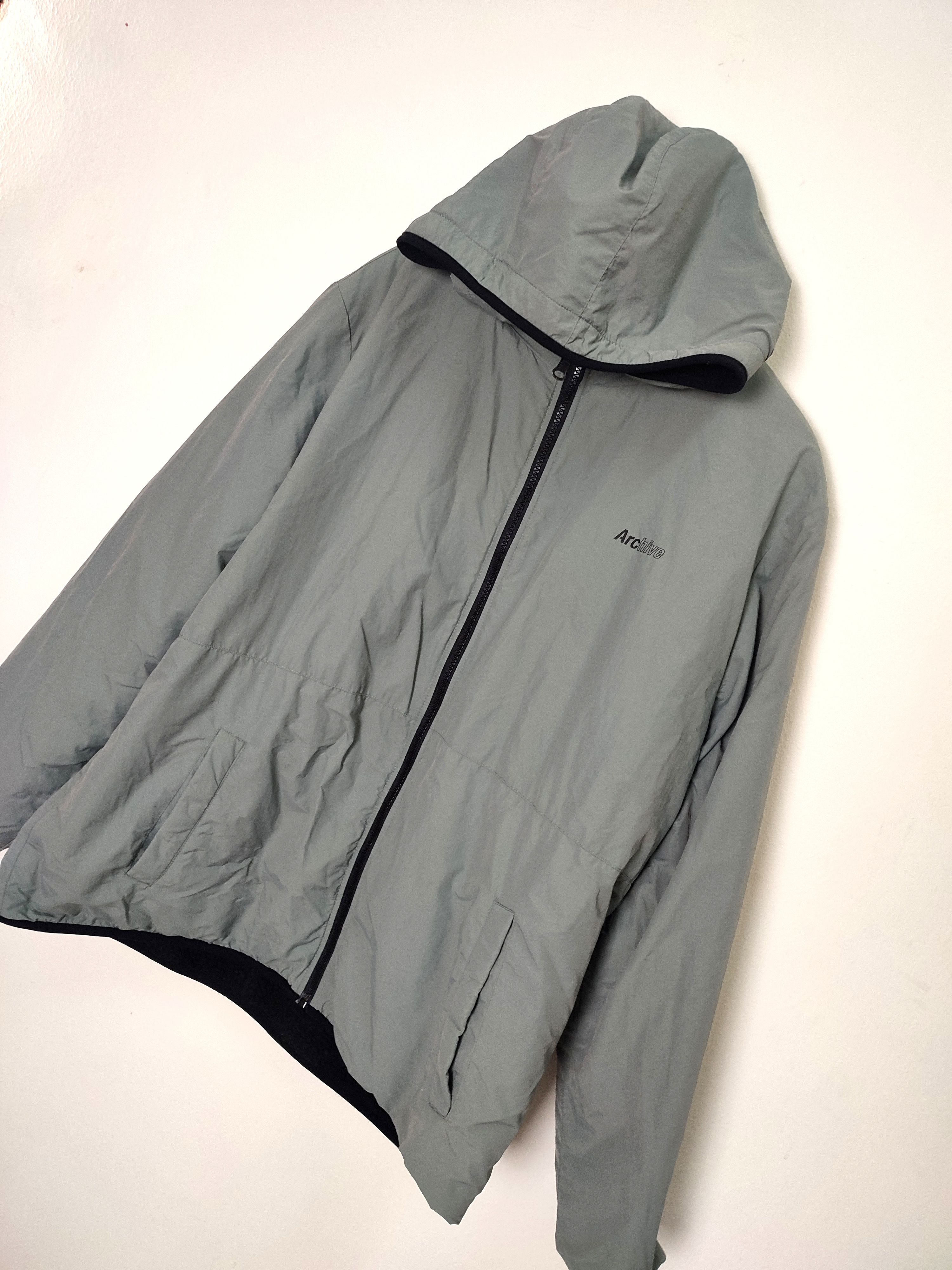Japanese Brand Archive Management Fleece Hoodie Reversible Jacket Size US L / EU 52-54 / 3 - 9 Thumbnail