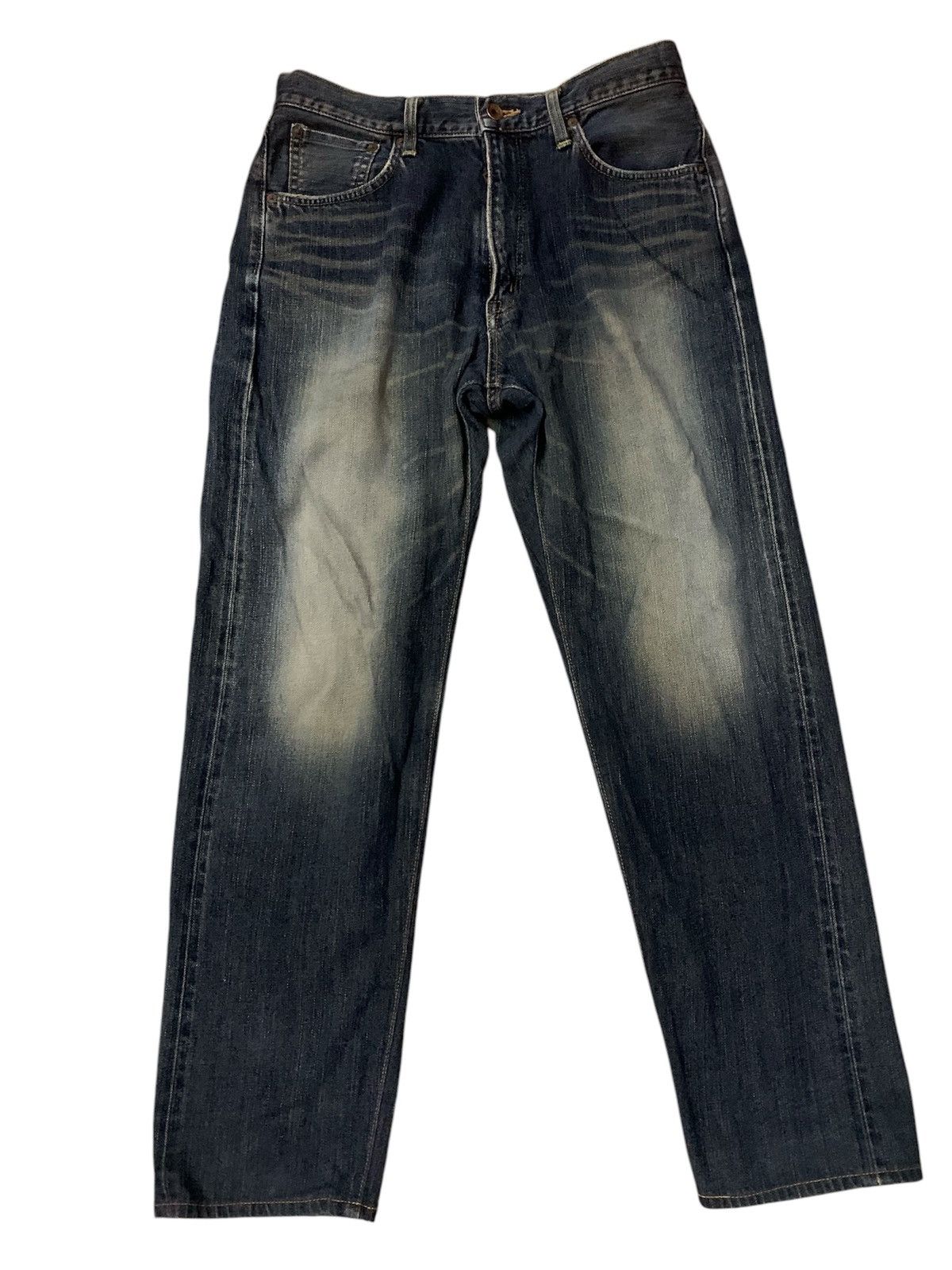 Edwin × Japanese Brand × Vintage Edwin 505Z Flare Selvedge Denim Jeans Size US 34 / EU 50 - 1 Thumbnail