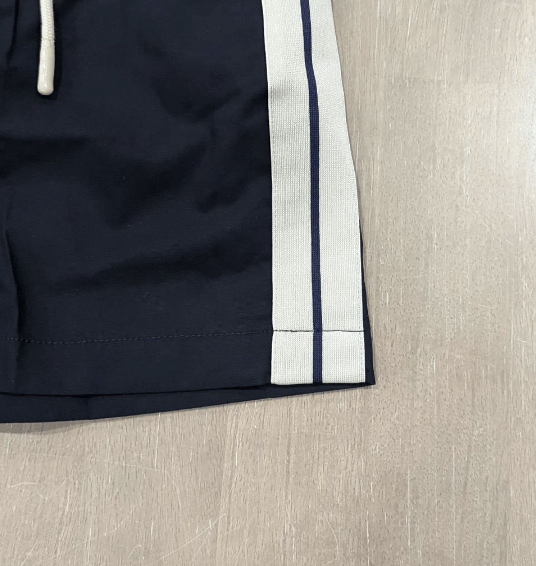 Palm Angels PALM ANGELS Track Belt Drawstring Shorts Navy Blue 54 US 38 Size US 38 / EU 54 - 2 Thumbnail