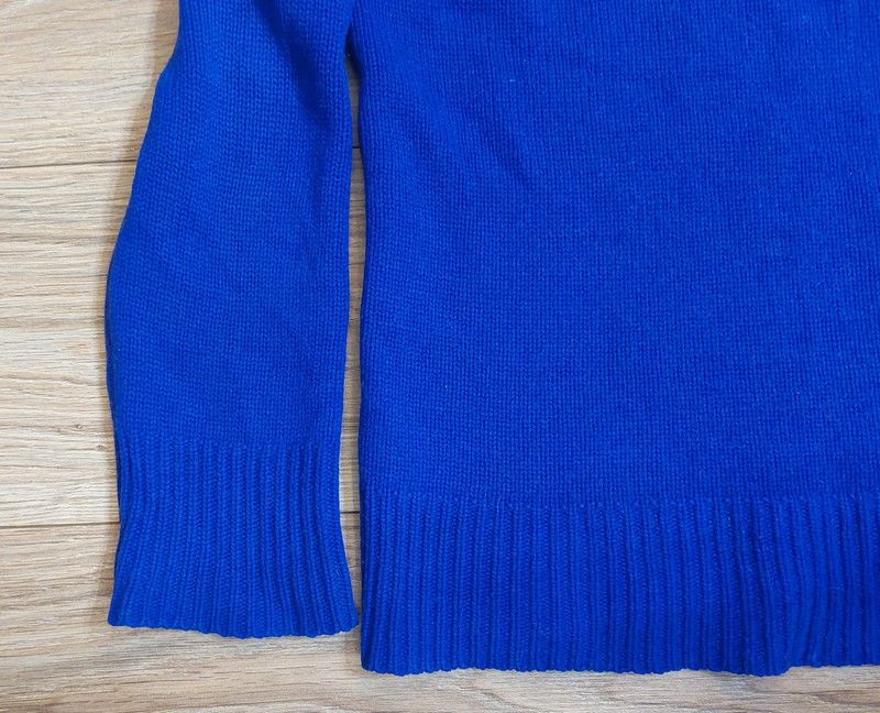 Zara 100% cashmere sweater jumper blue sweater luxury soft Size US L / EU 52-54 / 3 - 6 Thumbnail