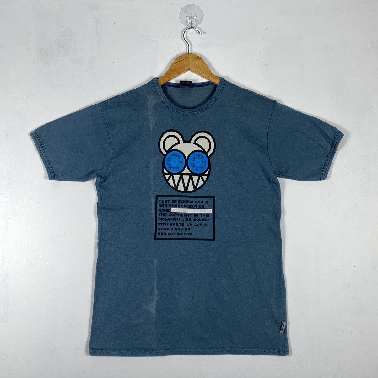 Band Tees Vintage 00's RADIOHEAD Sex Work Death Band Faded Tee Size US M / EU 48-50 / 2 - 2 Thumbnail