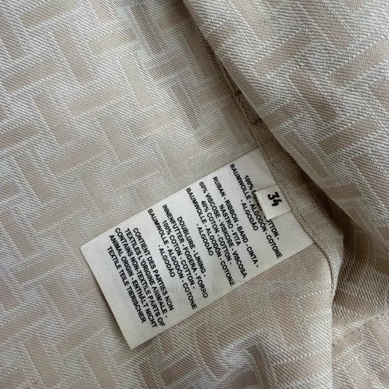 Hermes Hermes Champagne Gold Mid-Length 9/10 Sleeve Windbreaker J Size XXS / US 00 / IT 34 - 5 Thumbnail