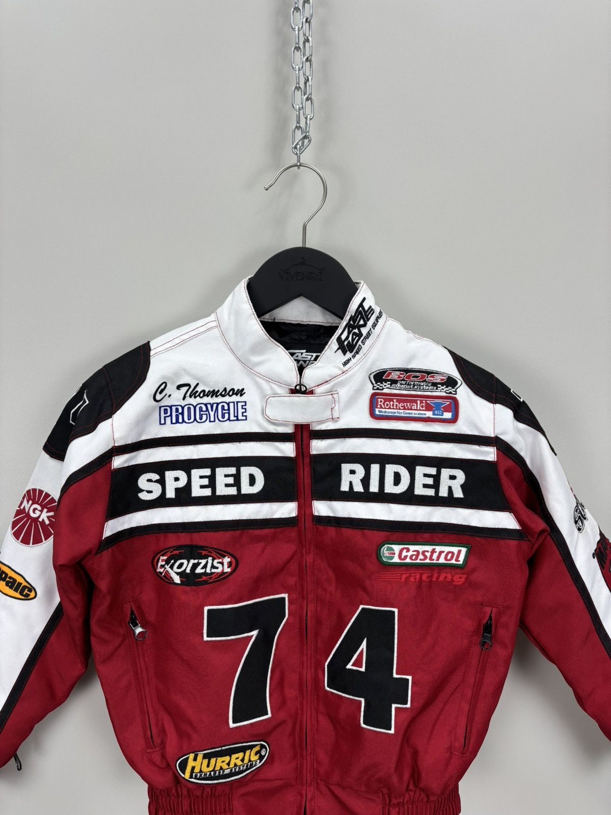 Vintage Kids racing jacket Fast Lane Size XS 128/134 Size US XS / EU 42 / 0 - 3 Thumbnail