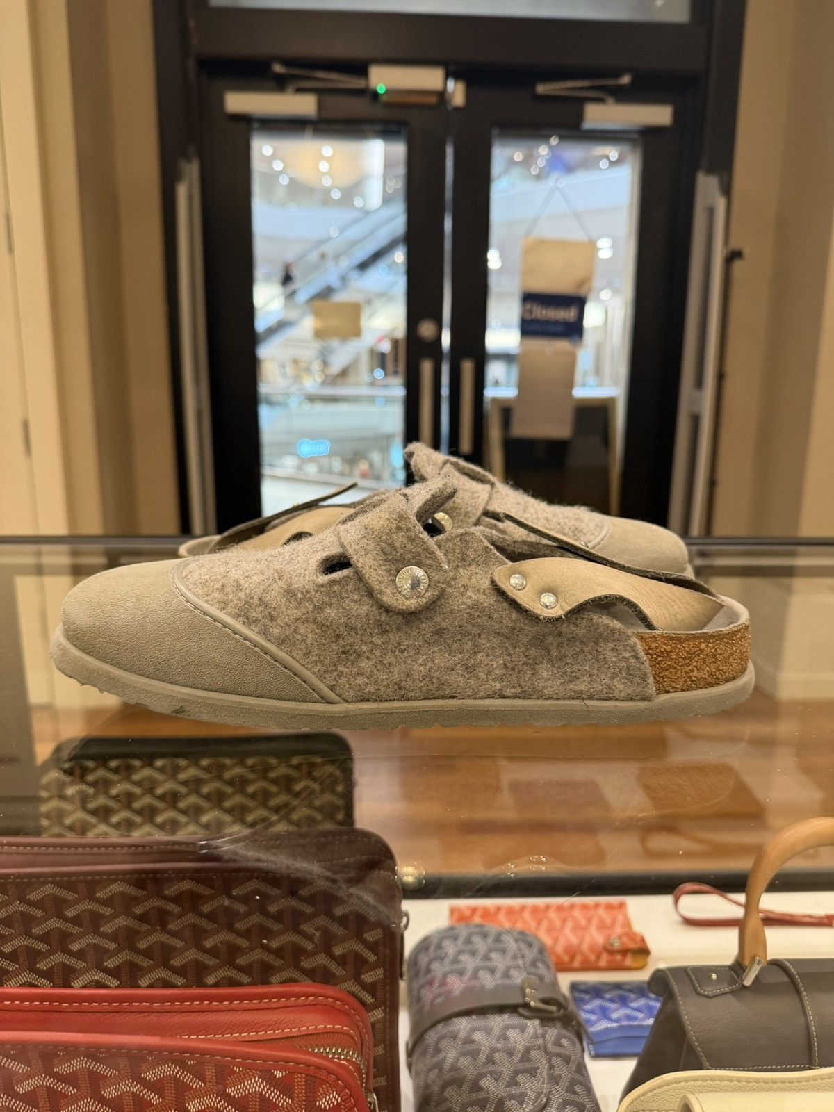Dior Dior x Birkenstock Felt Clog - Grey Size US 9 / EU 42 - 3 Thumbnail