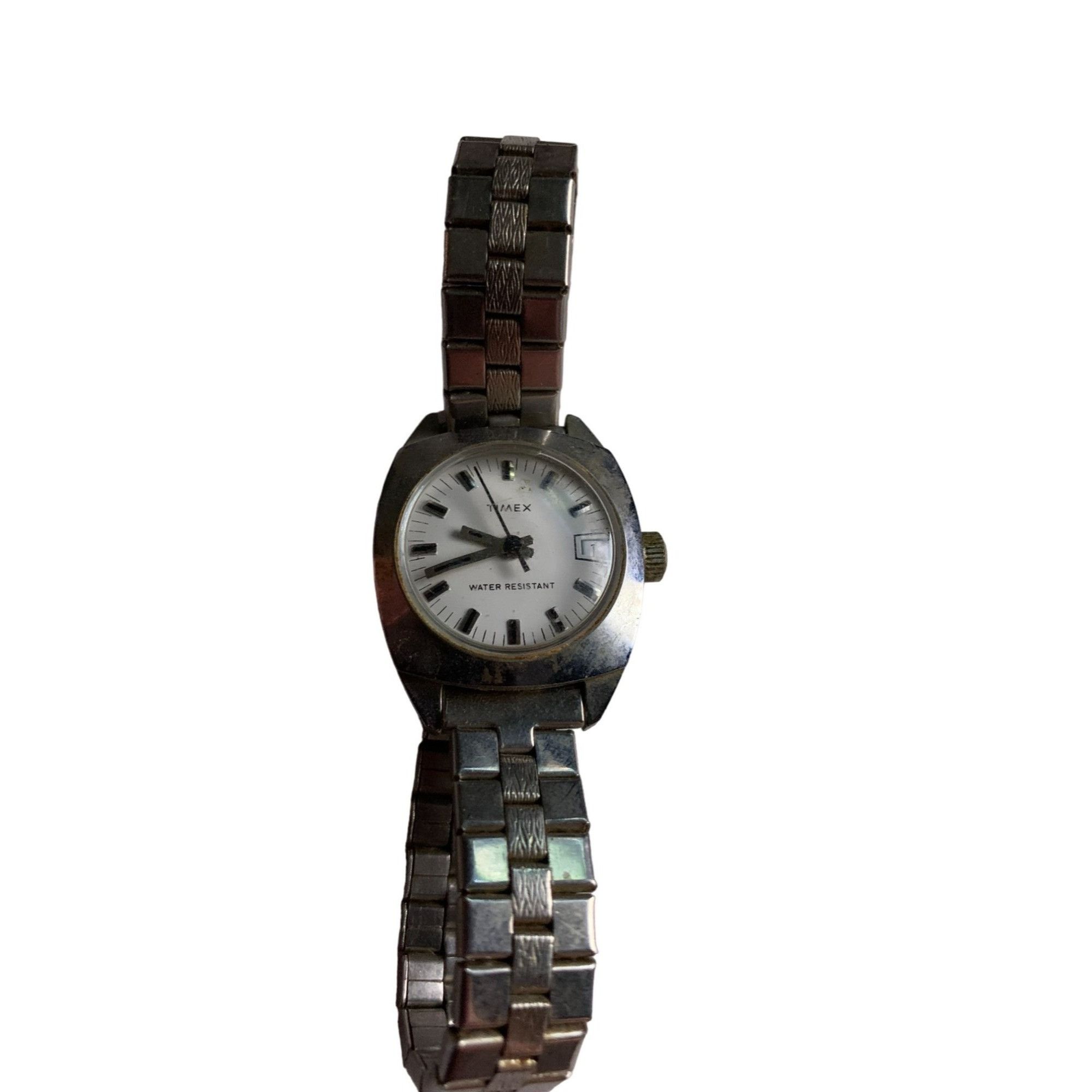 Timex Vintage Silver Toned TIMEX Watches (5) Untested - Water Resi Size ONE SIZE - 11 Thumbnail