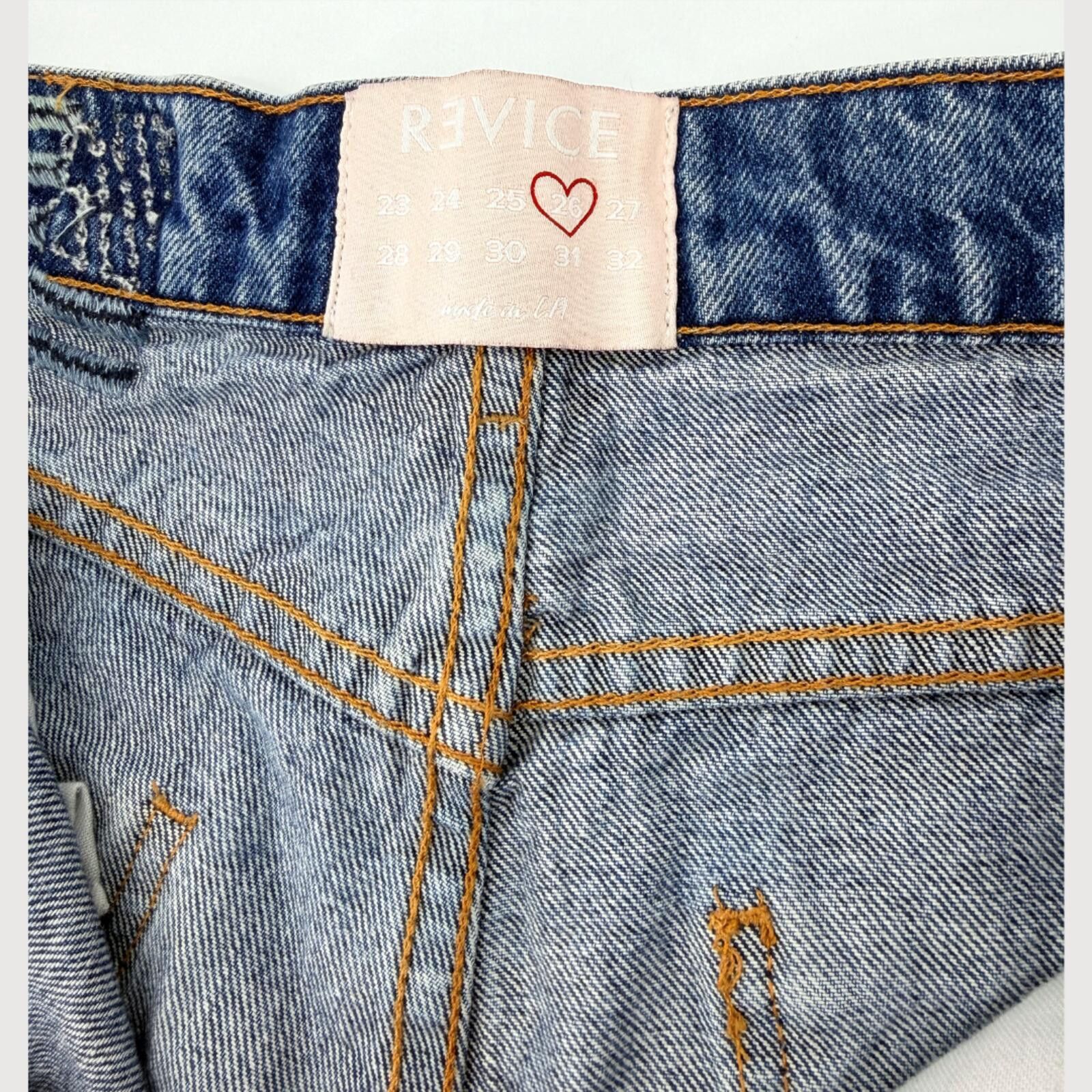 Review Revise High Rise Slim Crop Jeans Dark Wash 26 Size 26" / US 2 / IT 38 - 3 Thumbnail