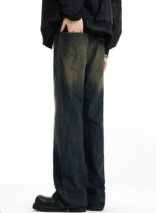 Japanese Brand × Jean Vintage distressed straight Cleanfit loose casual jeans Size US 32 / EU 48 - 5 Thumbnail