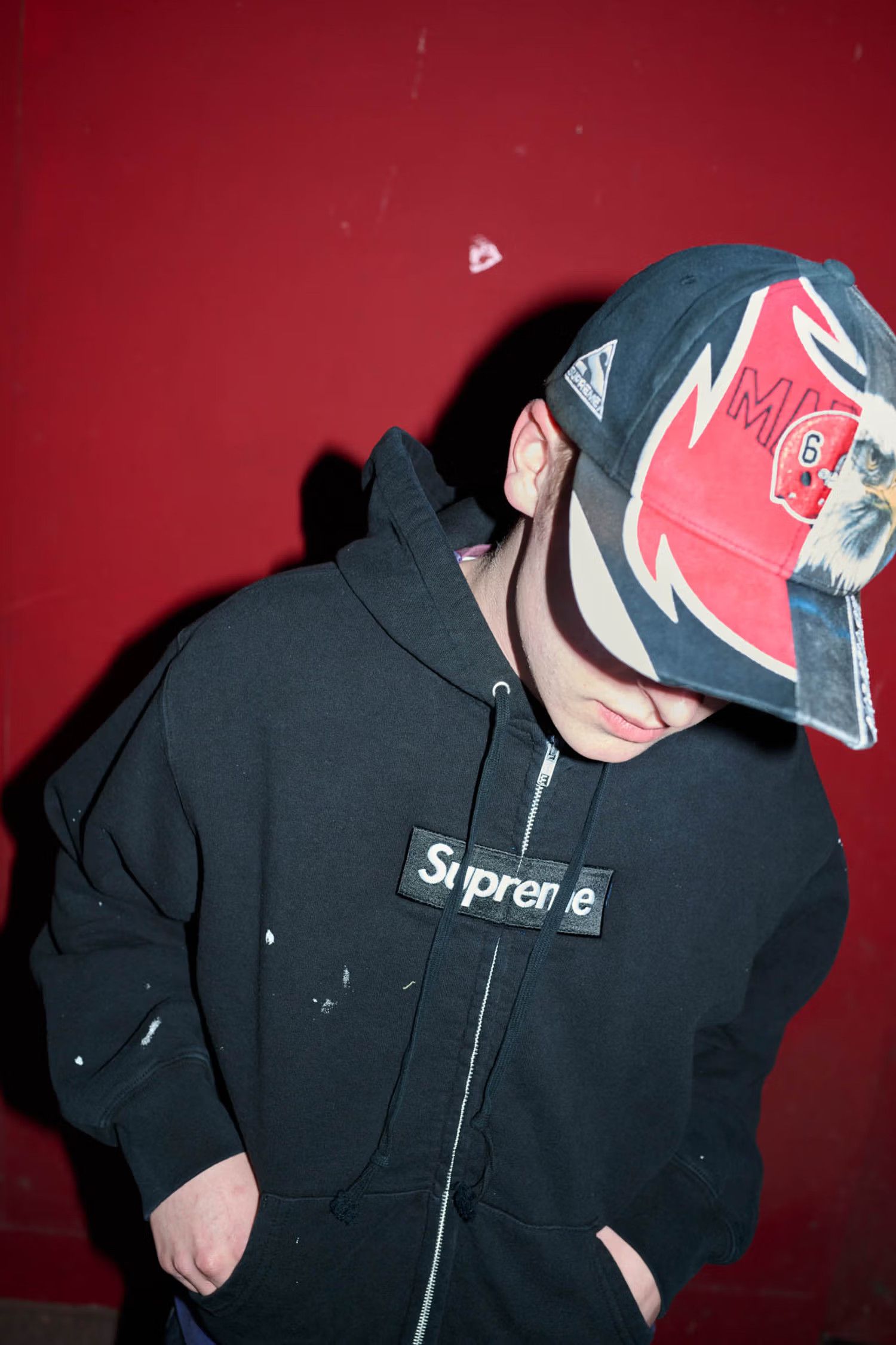 Maison Margiela × Supreme Supreme MM6 Maison Margiela Box Logo Zip Up Hoodie Size US S / EU 44-46 / 1 - 2 Thumbnail