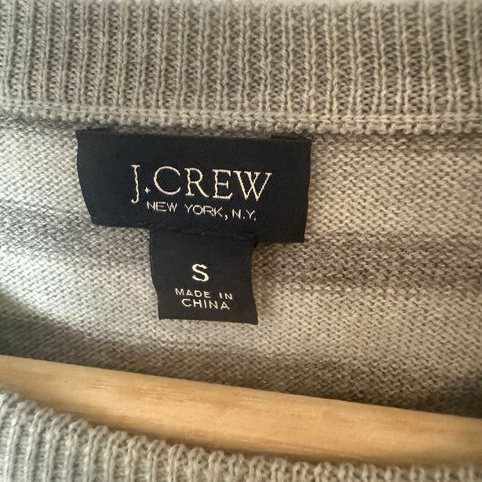 J.Crew J Crew 100% Merino Wool Sweater Gray Career Casual Preppy Size US S / EU 44-46 / 1 - 3 Thumbnail