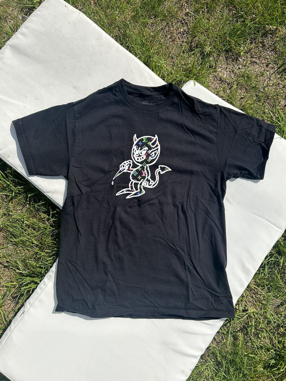 Ransom Clothing Ransom Clothing - Vouis Luitton Black T Shirt - Medium Size US M / EU 48-50 / 2 - 1 Thumbnail