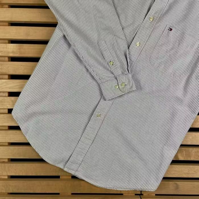Tommy Hilfiger × Vintage Shirt Long Sleeve Tommy Hilfiger Big Logo Vintage Size M Size US M / EU 48-50 / 2 - 3 Thumbnail