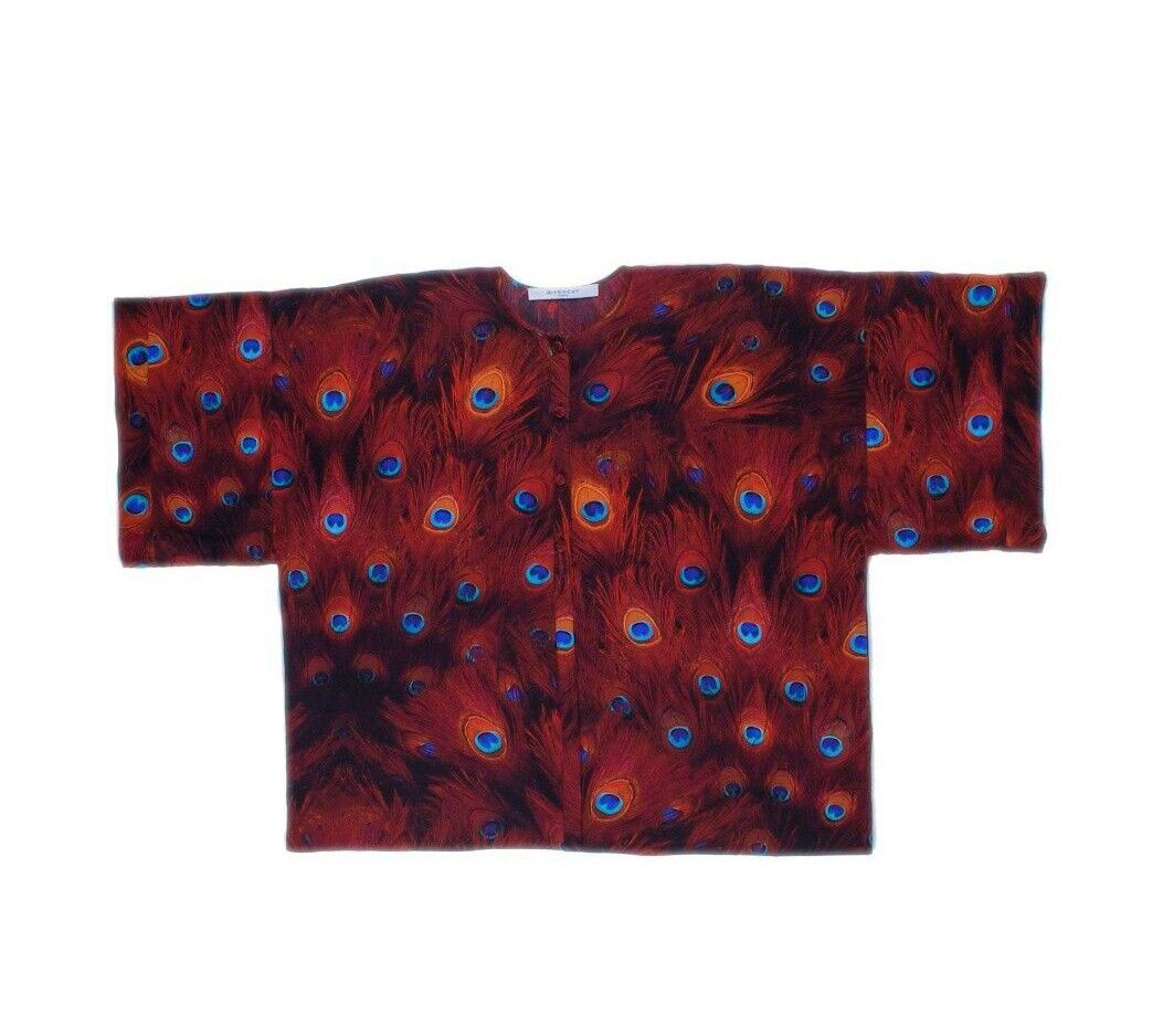 Givenchy Givenchy Paris Runway Women Peacock Feather Shirt Size US M / EU 48-50 / 2 - 3 Thumbnail