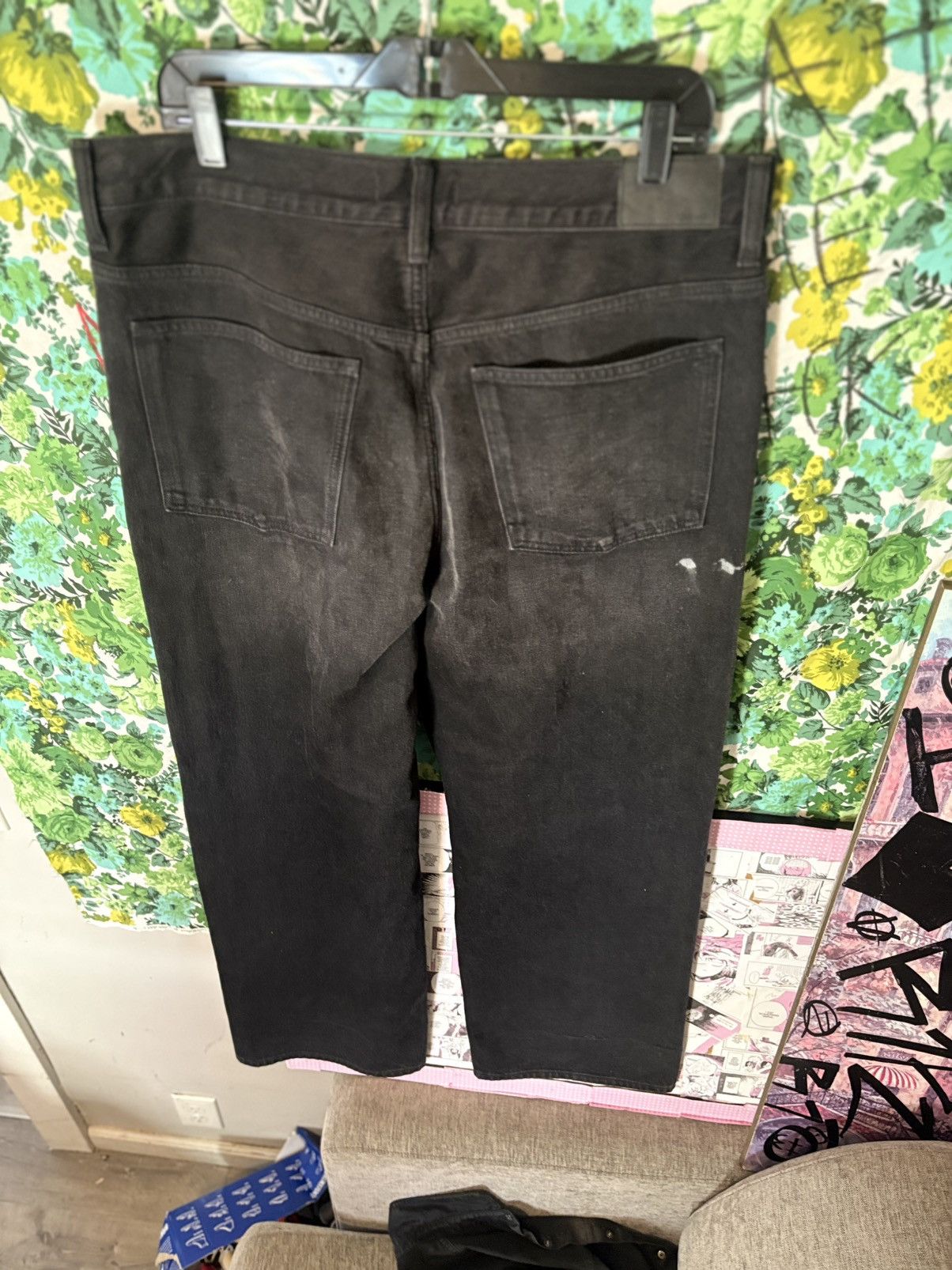 Madewell Madewell “Low-Slung Baggy” jeans in black wash. Size US 30 / EU 46 - 7 Thumbnail