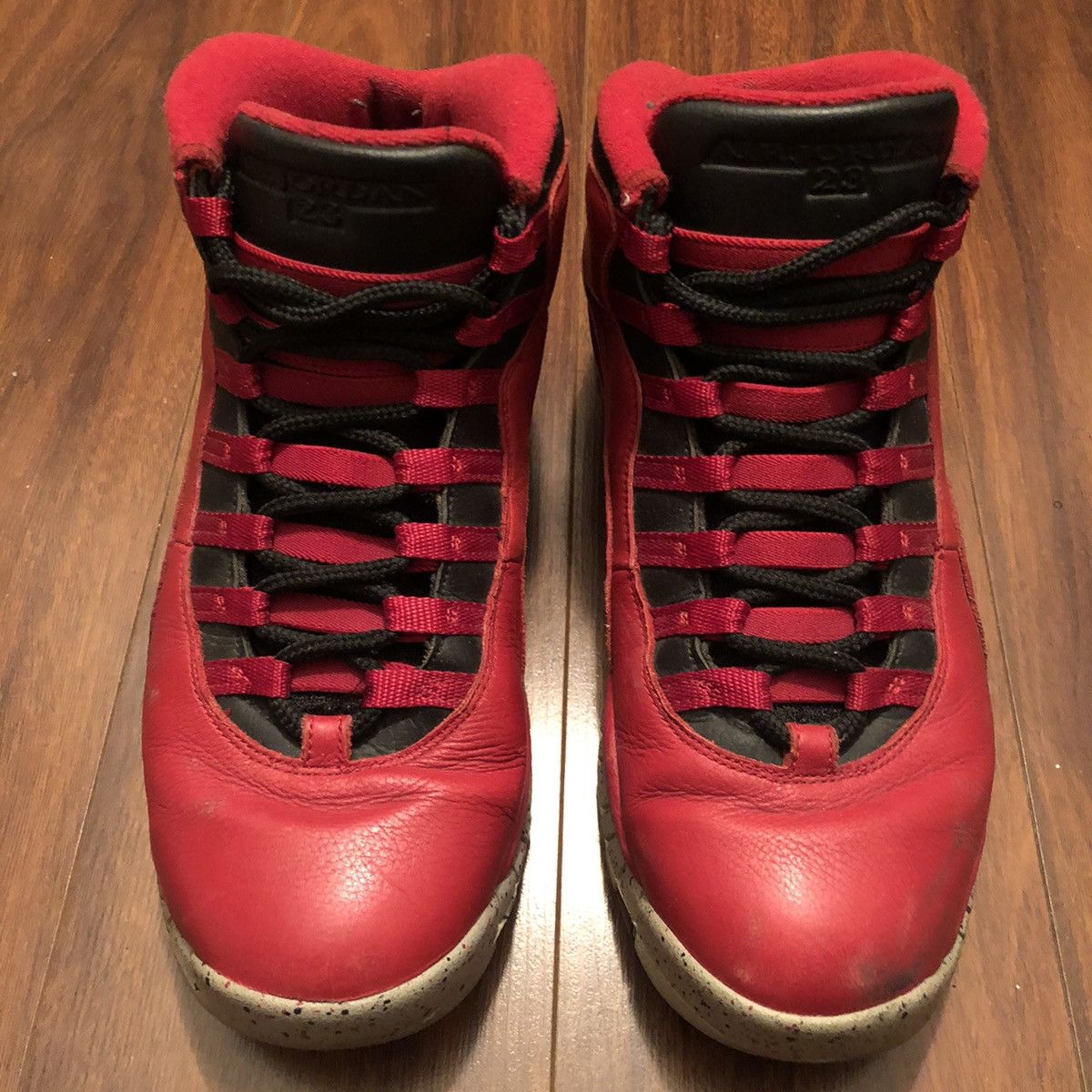 Jordan Brand Nike Air Jordan 10 Retro bulls over broadway 705178-601 sz 9 Size US 9 / EU 42 - 3 Thumbnail