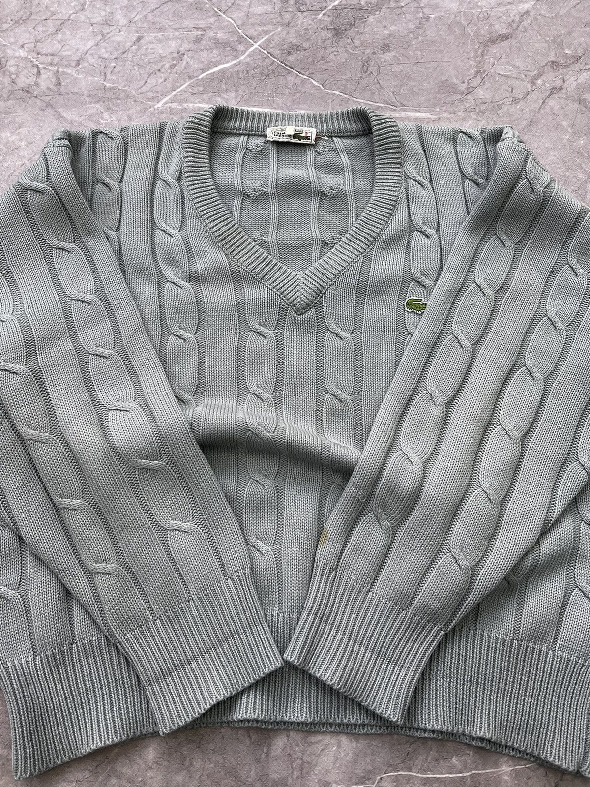Japanese Brand × Lacoste × Vintage Vintage old money CHEMISE LACOSTE SWEATER Y2K Size US L / EU 52-54 / 3 - 9 Thumbnail