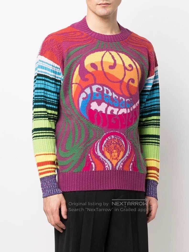 Versace Versace Medusa avatar sweater Size US L / EU 52-54 / 3 - 3 Thumbnail