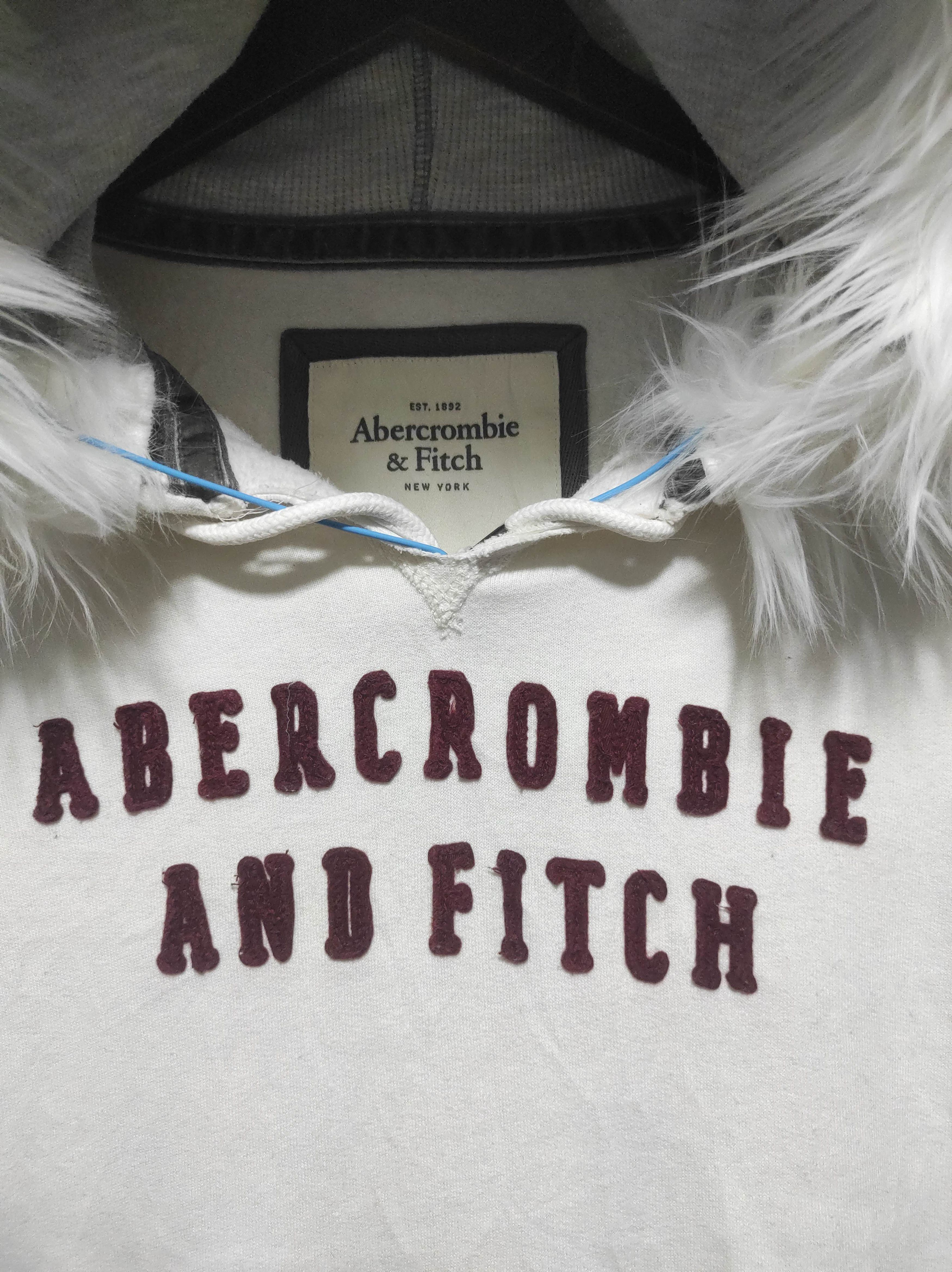 Abercrombie & Fitch Abercrombie White Fur Hoodie if6was9 LGB style Size M / US 6-8 / IT 42-44 - 4 Thumbnail
