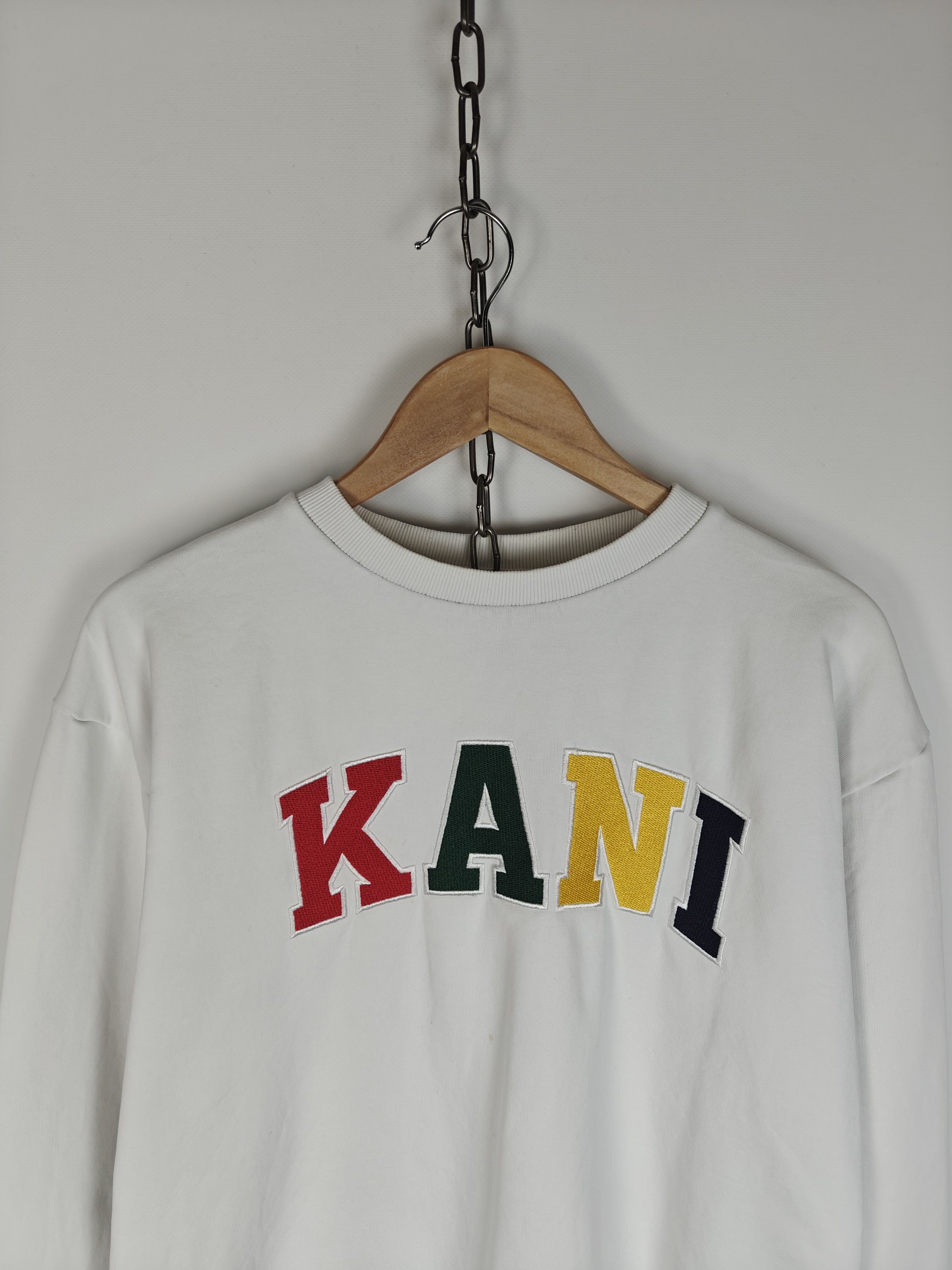 Karl Kani Karl Kani Sweatshirt Crewneck Center Logo White size M Size US M / EU 48-50 / 2 - 2 Thumbnail