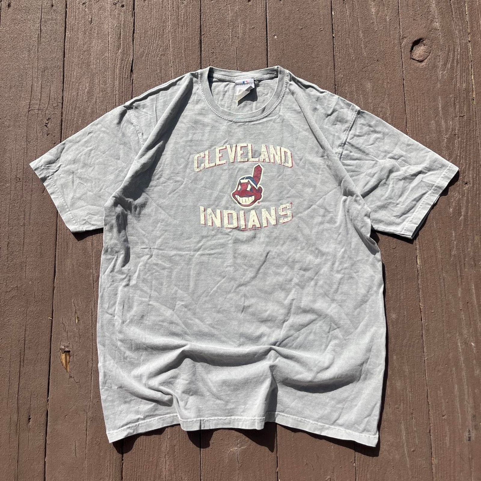 MLB Vintage Cleveland Indians graphic shirt Size US L / EU 52-54 / 3 - 1 Thumbnail