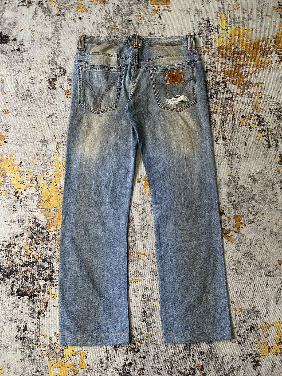 Dolce & Gabbana Dolce & Gabbana Distressed Rusty Denim Size US 34 / EU 50 - 4 Thumbnail