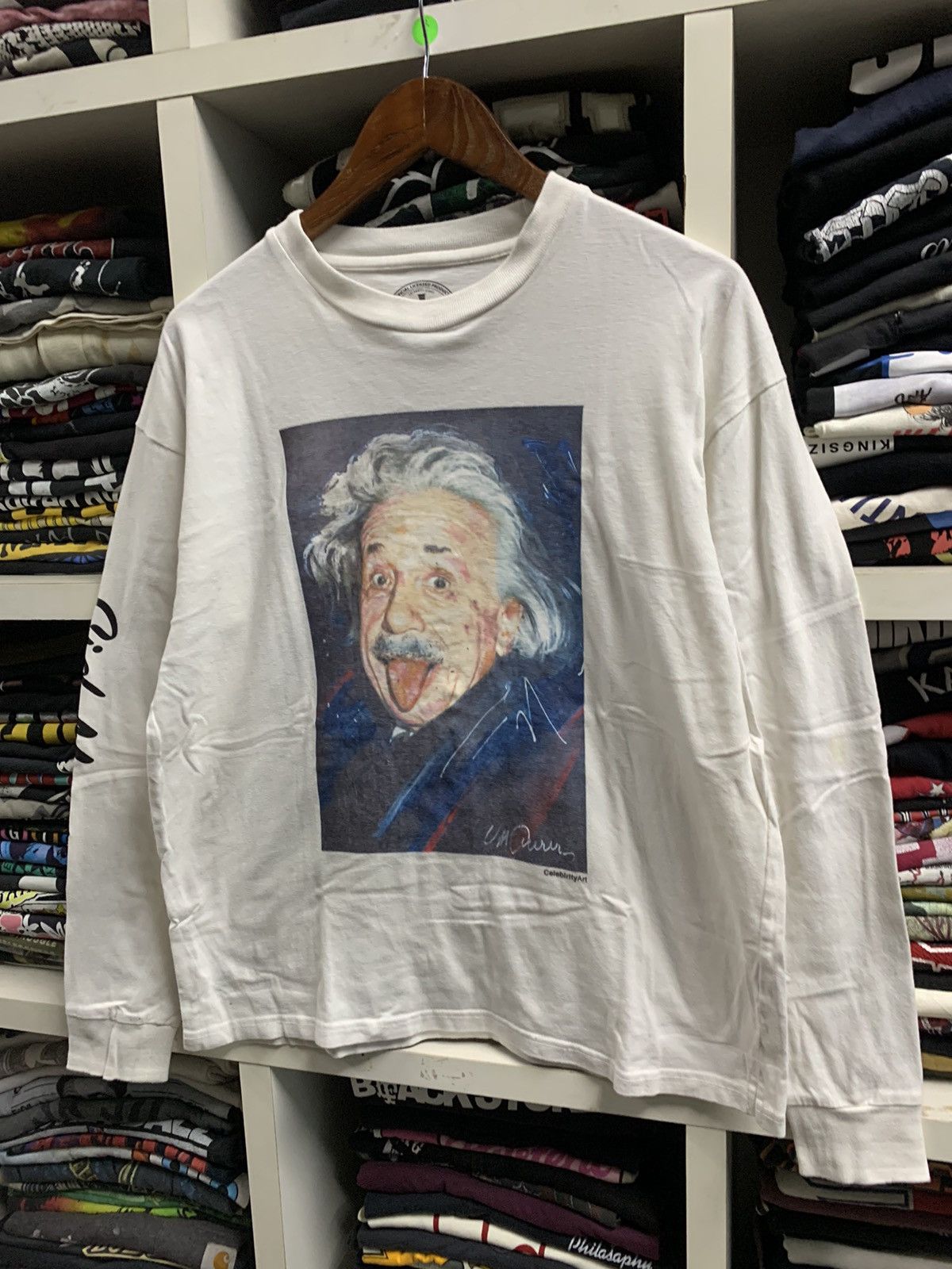 Vintage Albert Einstein white shirt