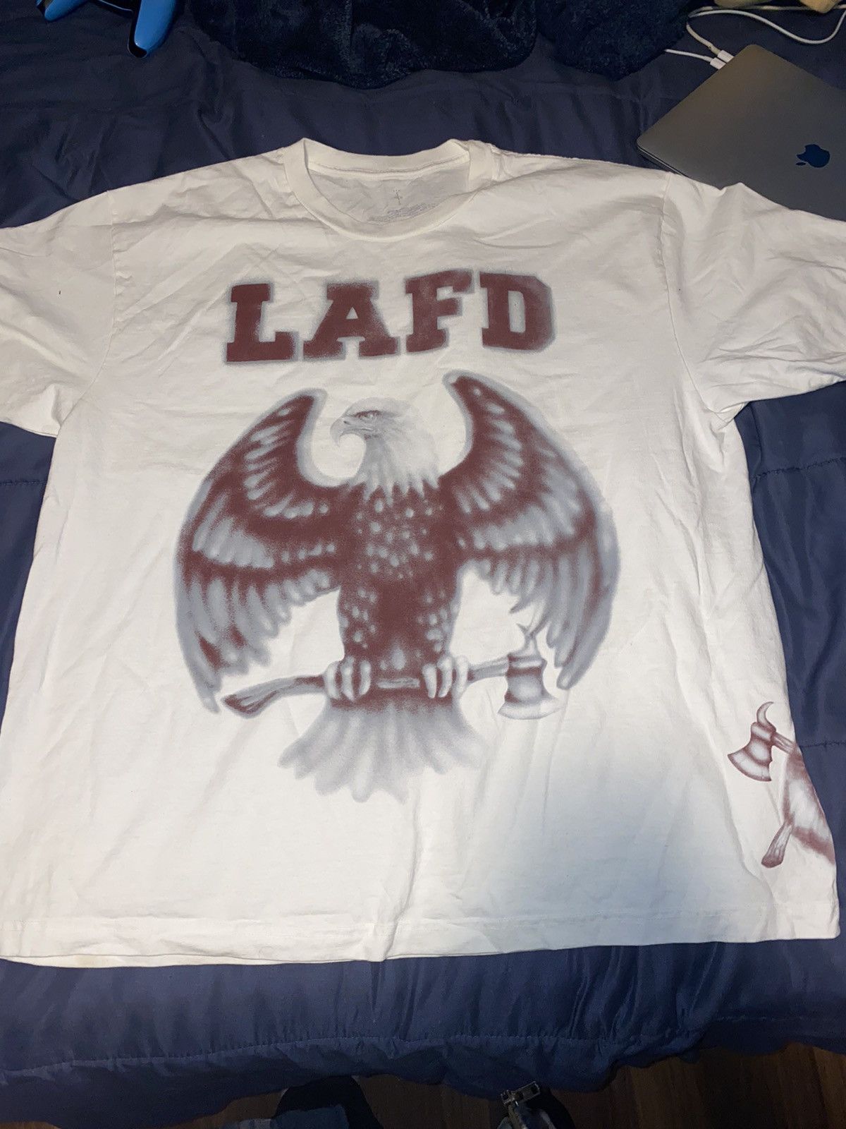 Travis Scott Travis Scott LAFD Shirt Size US XL / EU 56 / 4 - 1 Thumbnail