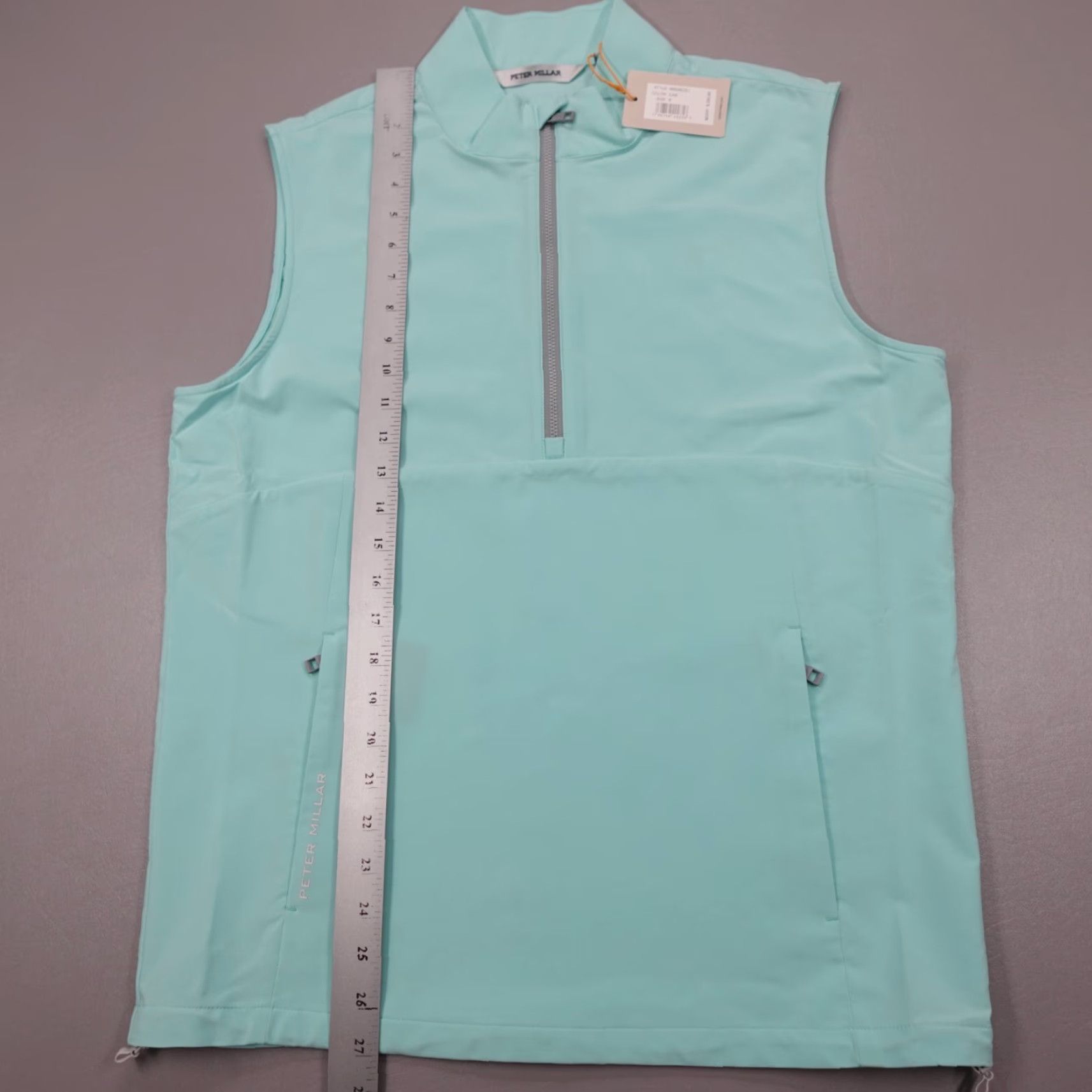 Peter Millar Peter Millar Golf Vest Windward Half-Zip CAB MS24EZ31 Men's Size S Size US S / EU 44-46 / 1 - 7 Thumbnail