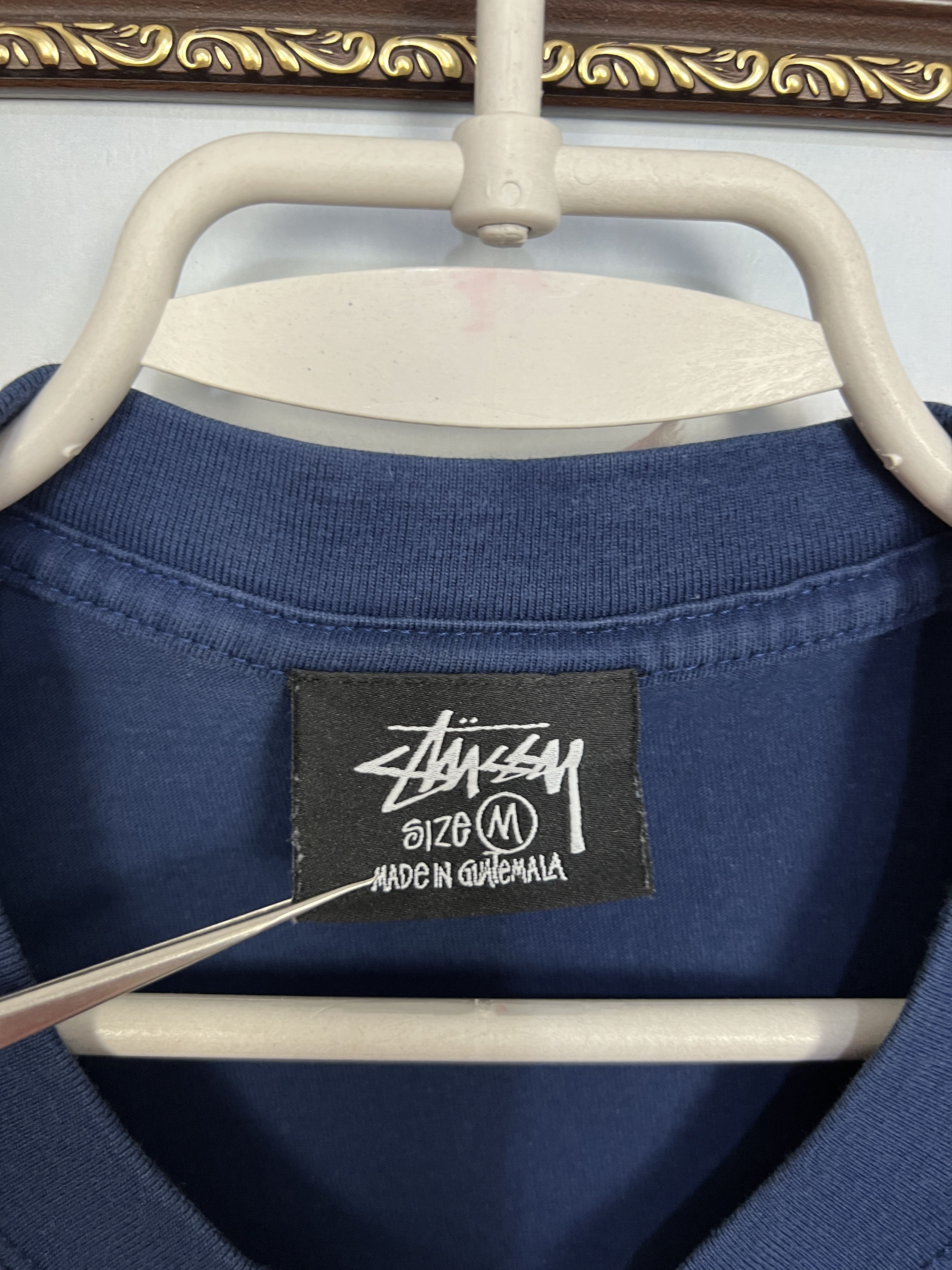 Vintage Stussy Shirt 8 Ball Y2K Over Print Big Logo Tee Jersey Size US M / EU 48-50 / 2 - 8 Thumbnail