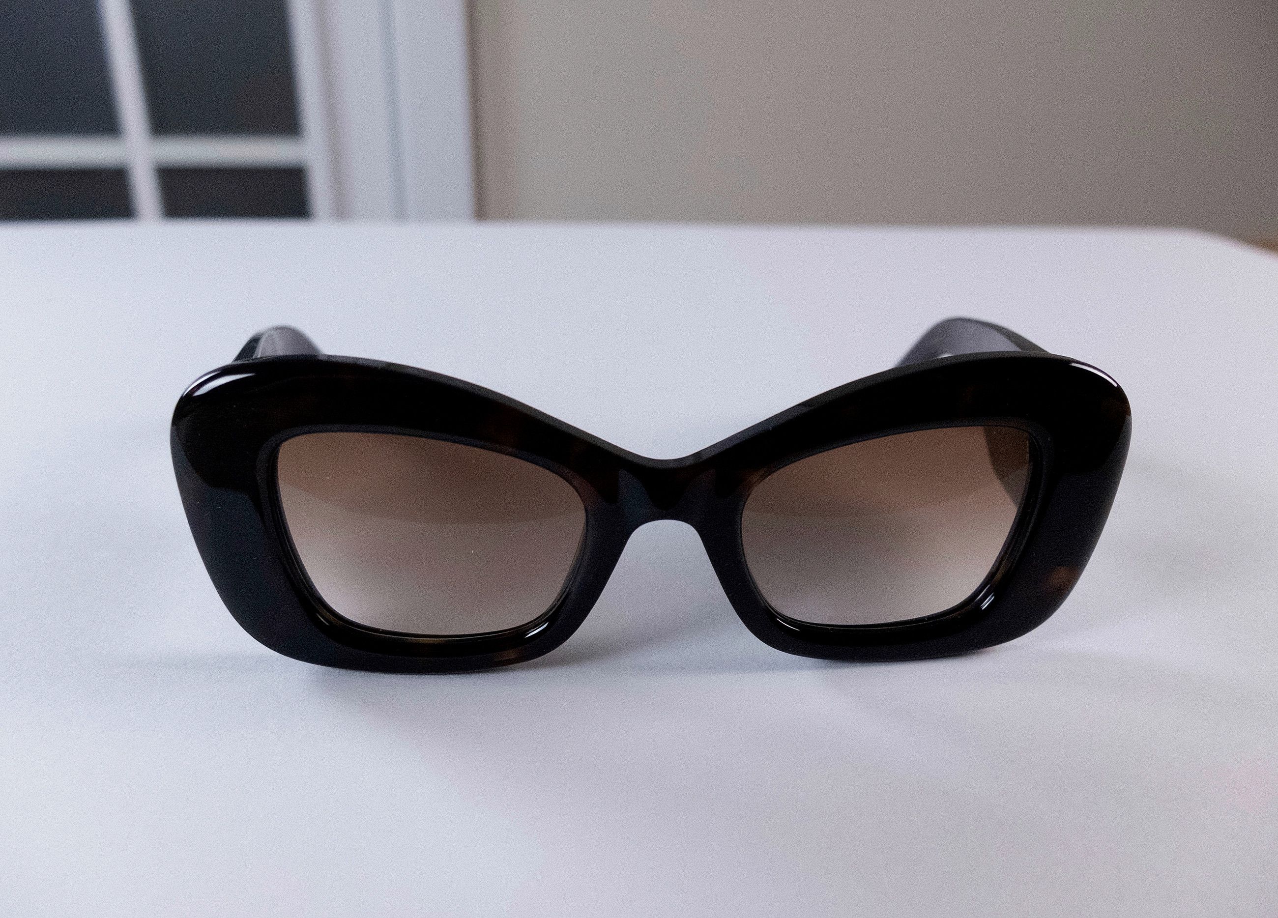 Alexander McQueen ALEXANDER MCQUEEN tortoise oversize cats eye sunglasses Size ONE SIZE - 5 Thumbnail