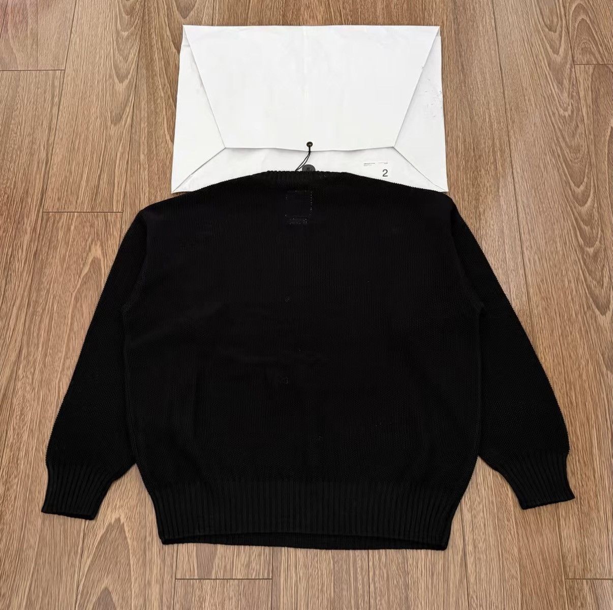 Visvim VISVIM JUMBO SB KNIT L/S (SI/C) 25SS Silk blend knit sweater Size US M / EU 48-50 / 2 - 2 Thumbnail