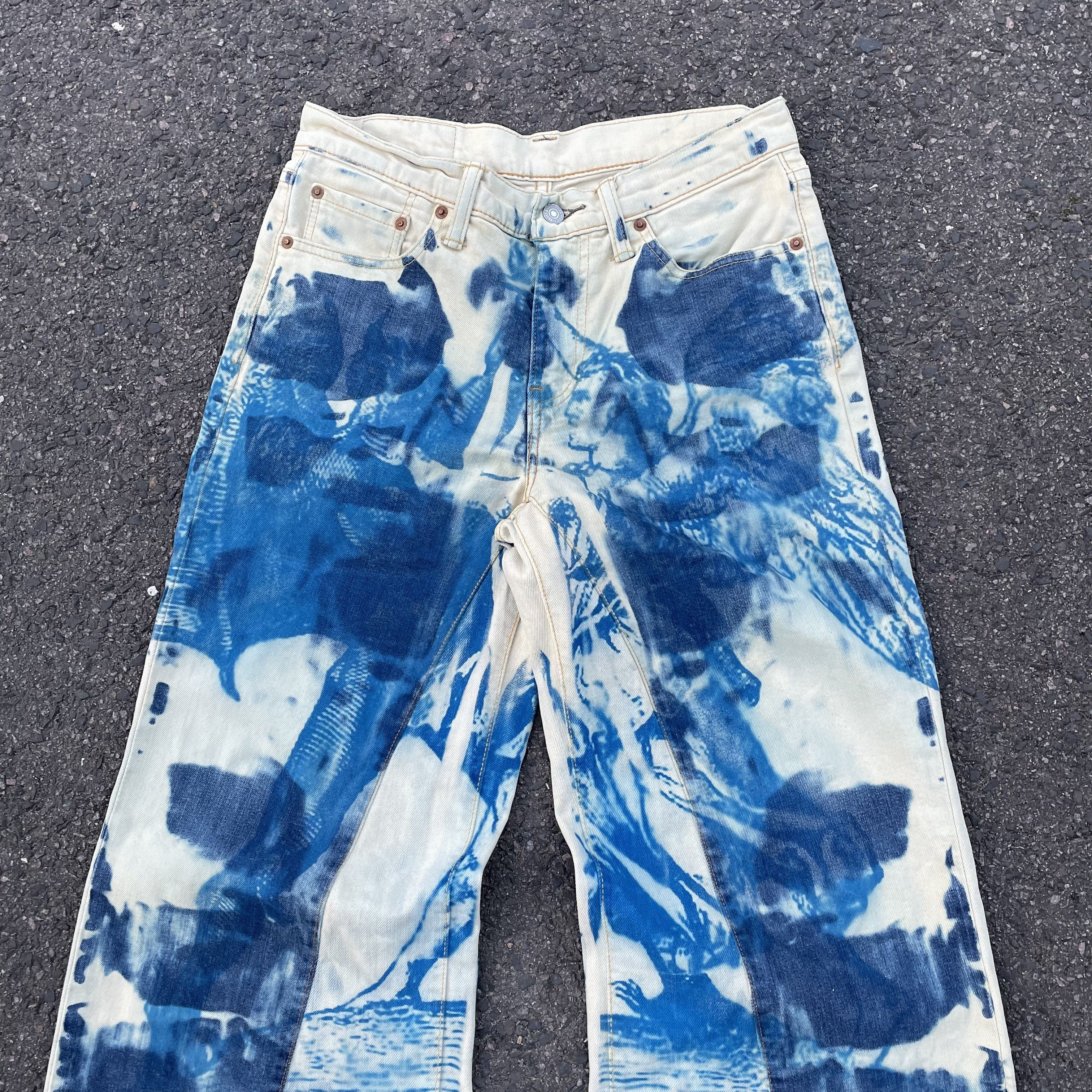 Levi's Custom baggy Levi's Jeans japanese style art Y2K Grunge Alt Size US 30 / EU 46 - 11 Thumbnail