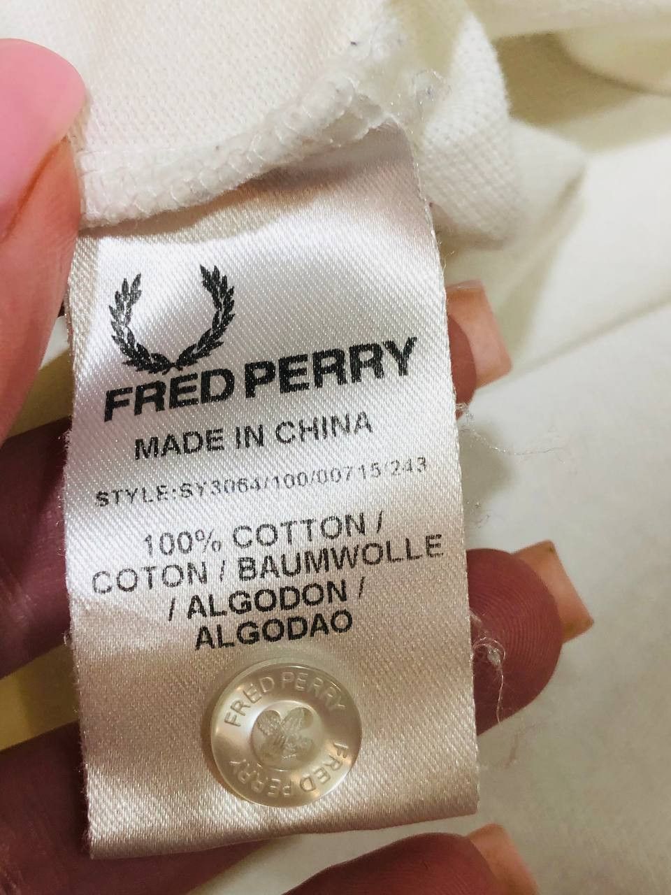 Fred Perry × Vintage Fred Perry Sportswear Vintage Short Sleeve Polo Shirt Mens Size US M / EU 48-50 / 2 - 3 Thumbnail