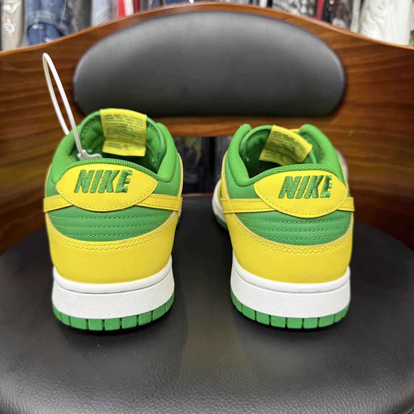 Nike Nike Dunk Low Reverse Brazil Green & Yellow K15 Size US 11.5 / EU 44-45 - 3 Thumbnail